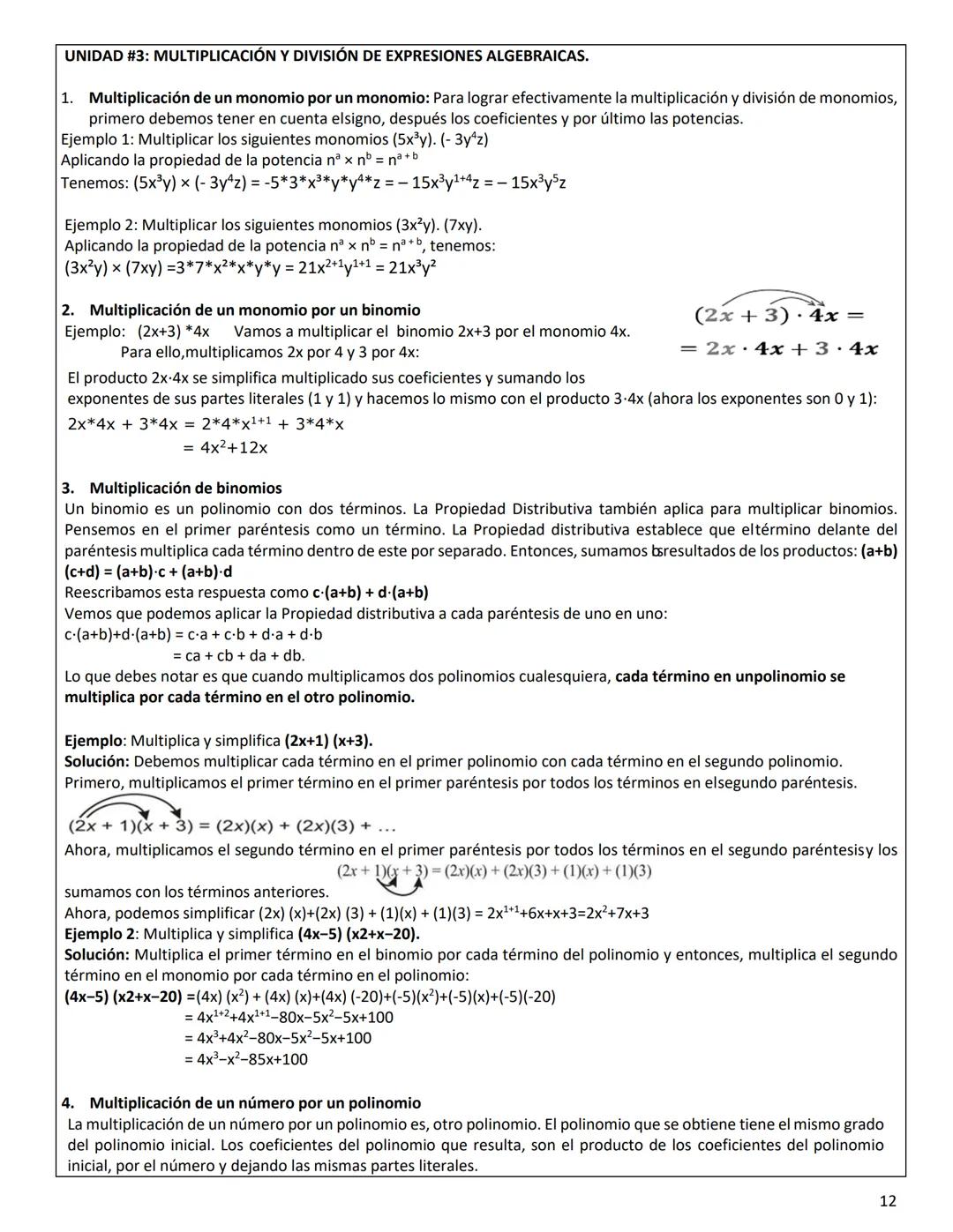 GUÍA DE APRENDIZAJE (MODULO) CLEI 4 (IV)
AREA Y/O ASIGNATURA: MATEMATICAS
N° de Horas: 20 horas (Primera Parte)
Procedimientos: Planificació