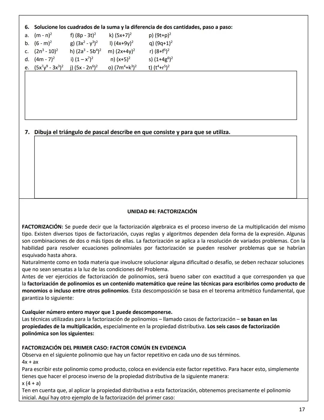 GUÍA DE APRENDIZAJE (MODULO) CLEI 4 (IV)
AREA Y/O ASIGNATURA: MATEMATICAS
N° de Horas: 20 horas (Primera Parte)
Procedimientos: Planificació