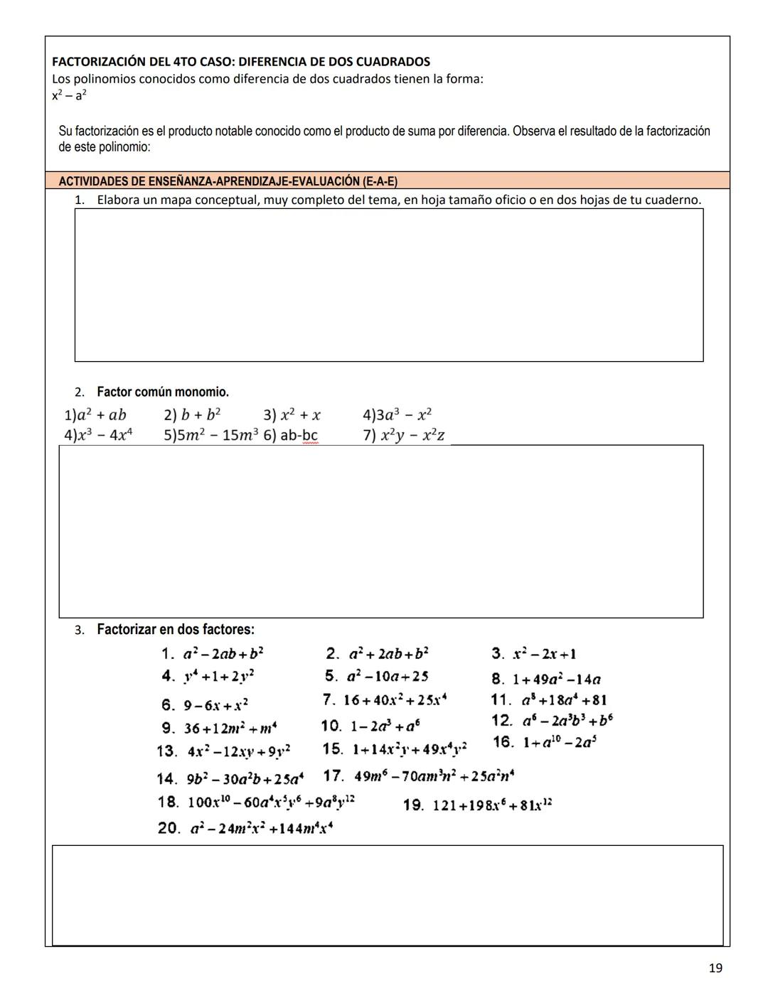 GUÍA DE APRENDIZAJE (MODULO) CLEI 4 (IV)
AREA Y/O ASIGNATURA: MATEMATICAS
N° de Horas: 20 horas (Primera Parte)
Procedimientos: Planificació