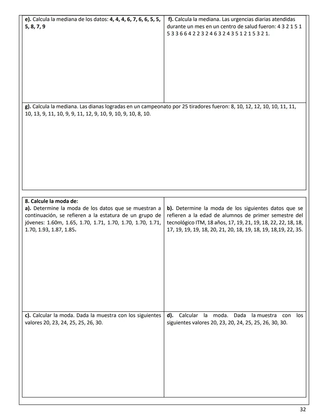 GUÍA DE APRENDIZAJE (MODULO) CLEI 4 (IV)
AREA Y/O ASIGNATURA: MATEMATICAS
N° de Horas: 20 horas (Primera Parte)
Procedimientos: Planificació
