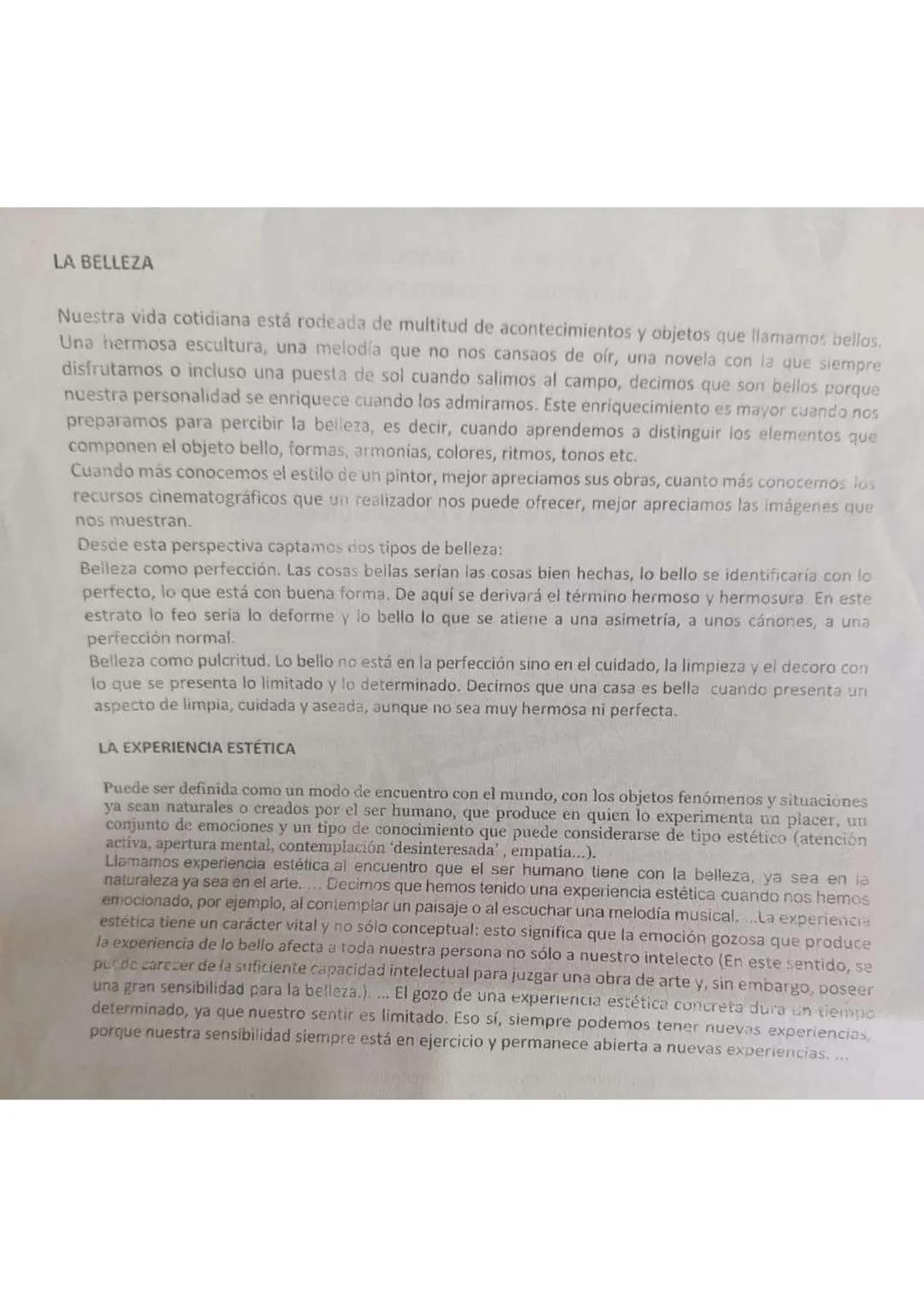 LA ESTÉTICA FILOSÓFICA Y LA CREACIÓN ARTÍSTICA
Por medio del arte los seres humanos han
intentado dar sentido y expresar su
asombro ante el