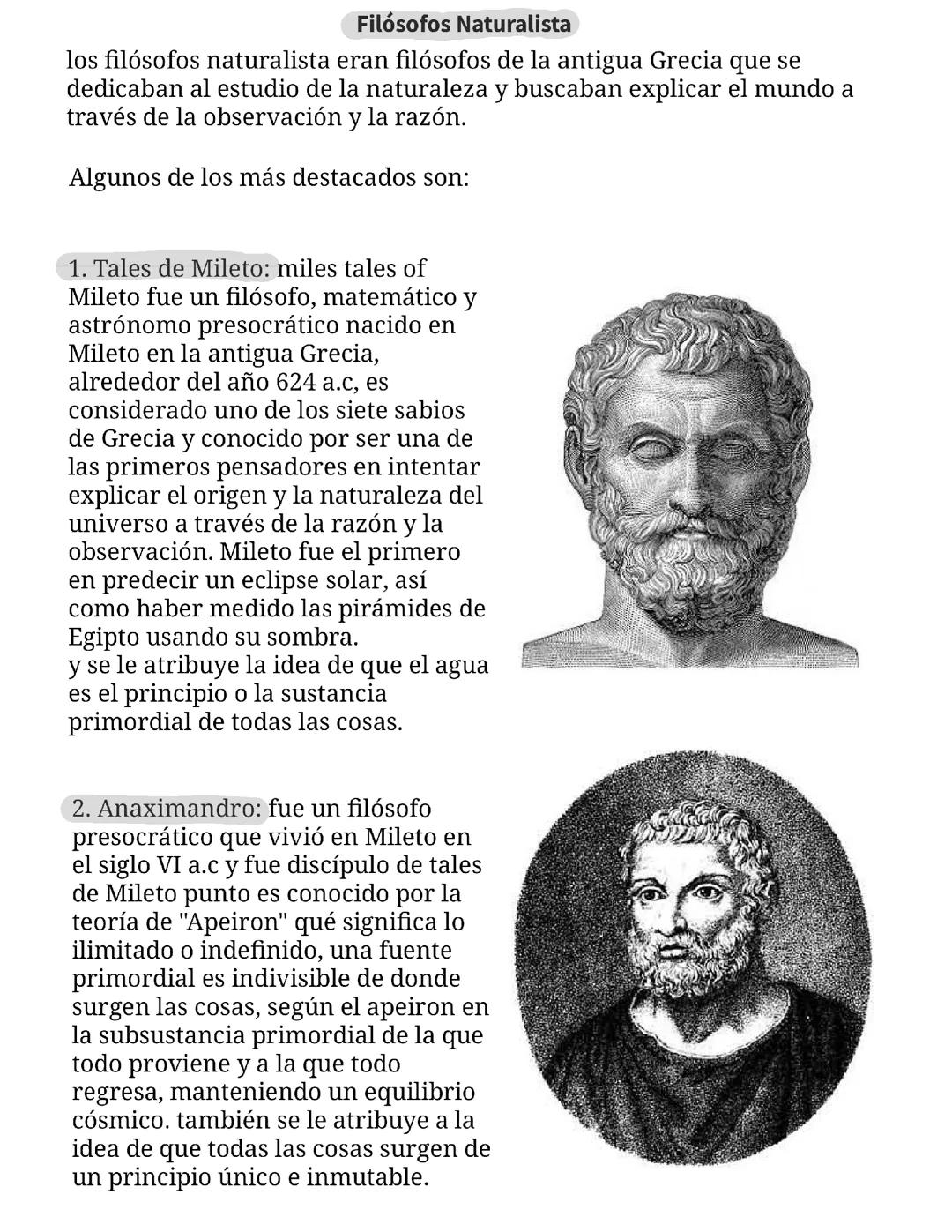 Filósofos naturalistas