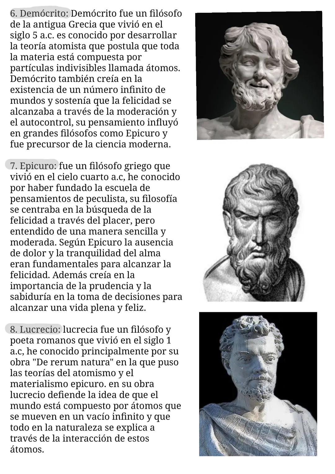 Filósofos Naturalista
los filósofos naturalista eran filósofos de la antigua Grecia que se
dedicaban al estudio de la naturaleza y buscaban