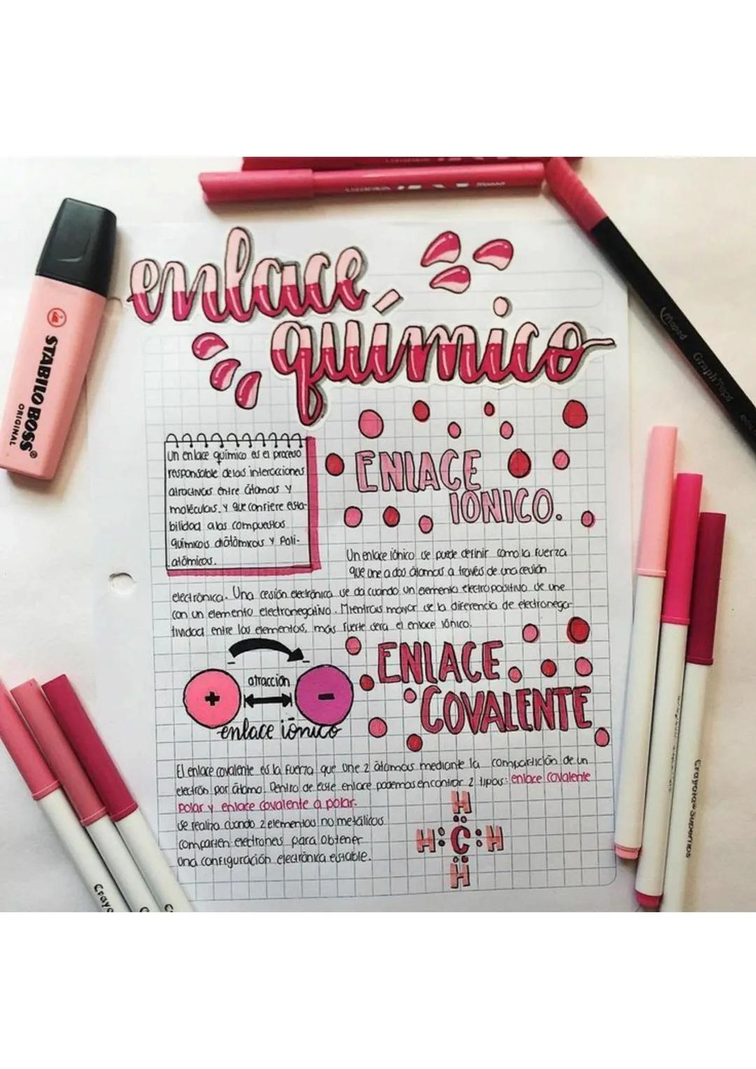 Moped Graph Peps
Crayon
# enlace?
## quimico
Un enlace químico ed el proceso
responsable de las interacciones
atrocincas entre atamos y
molé