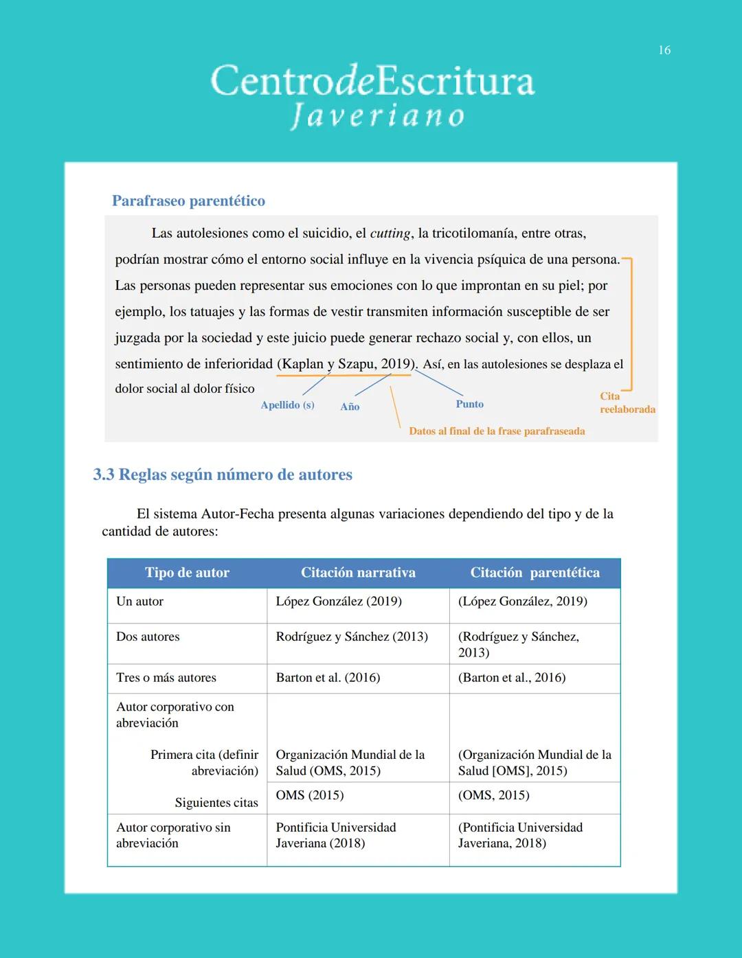 Centrode Escritura
Javeriano
Normas APA
Séptima edición
Pontificia Universidad Javeriana
Seccional Cali
Julio de 2020 CentrodeEscritura
Jave