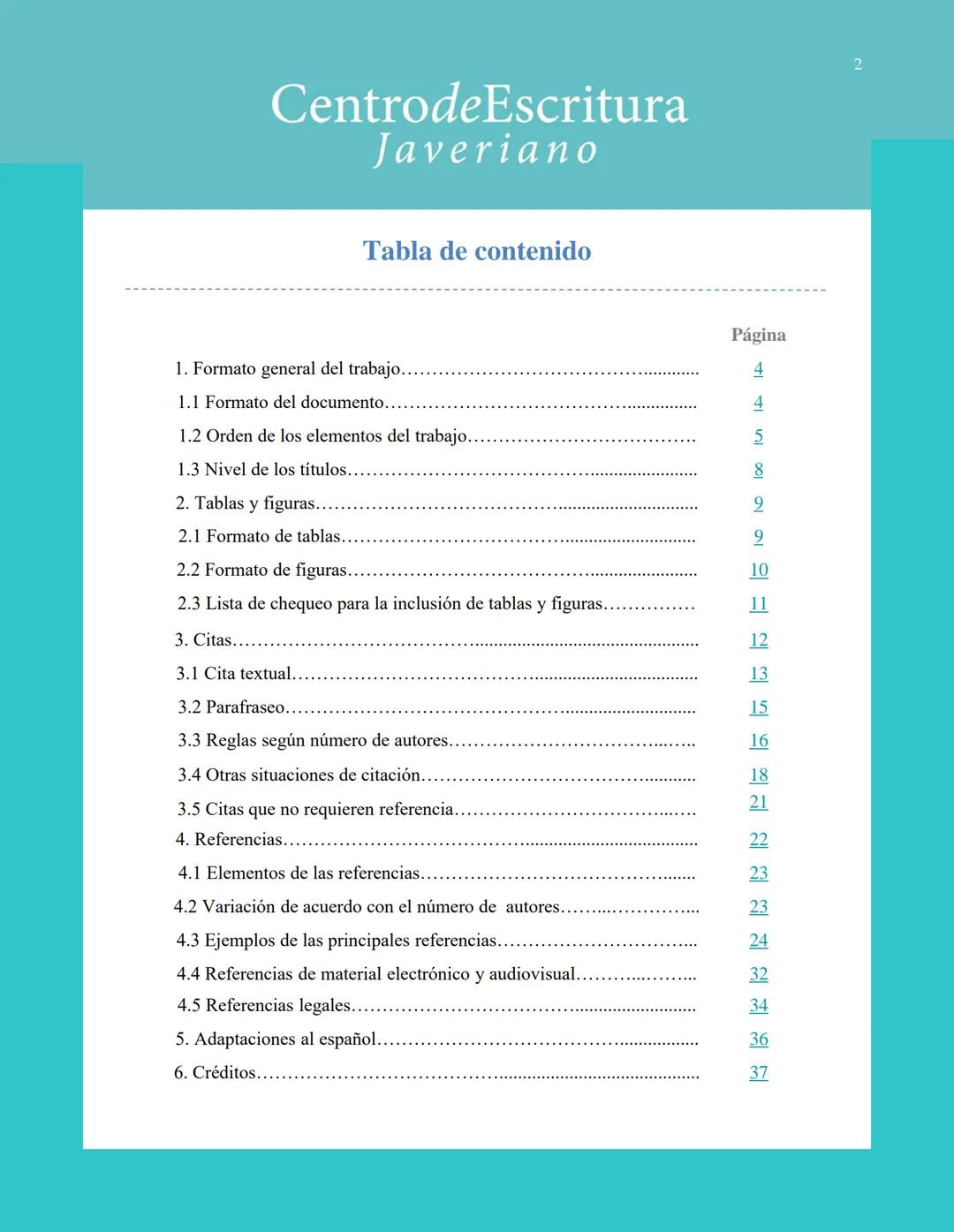 Centrode Escritura
Javeriano
Normas APA
Séptima edición
Pontificia Universidad Javeriana
Seccional Cali
Julio de 2020 CentrodeEscritura
Jave