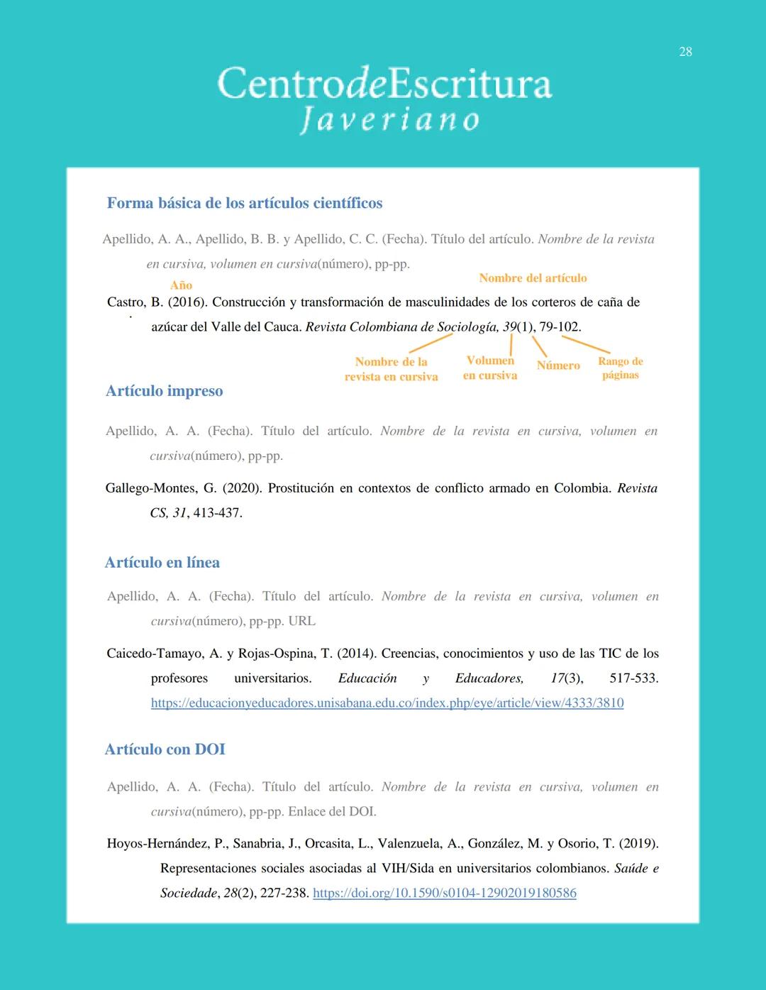Centrode Escritura
Javeriano
Normas APA
Séptima edición
Pontificia Universidad Javeriana
Seccional Cali
Julio de 2020 CentrodeEscritura
Jave
