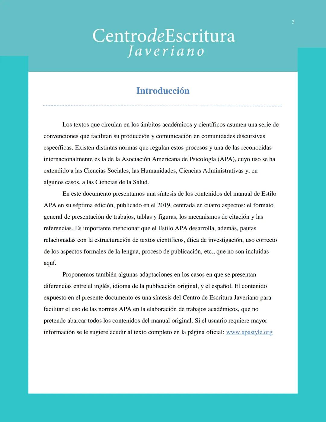 Centrode Escritura
Javeriano
Normas APA
Séptima edición
Pontificia Universidad Javeriana
Seccional Cali
Julio de 2020 CentrodeEscritura
Jave