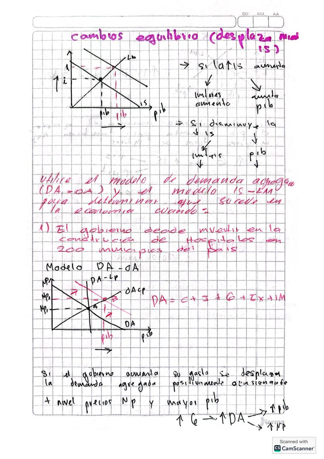 ```markdown
Macro
Modelo IS-LM
Es m modelo macro economico que doscrib-
la renta nacional atravoz del (pib)
y los tipos de interes en un s