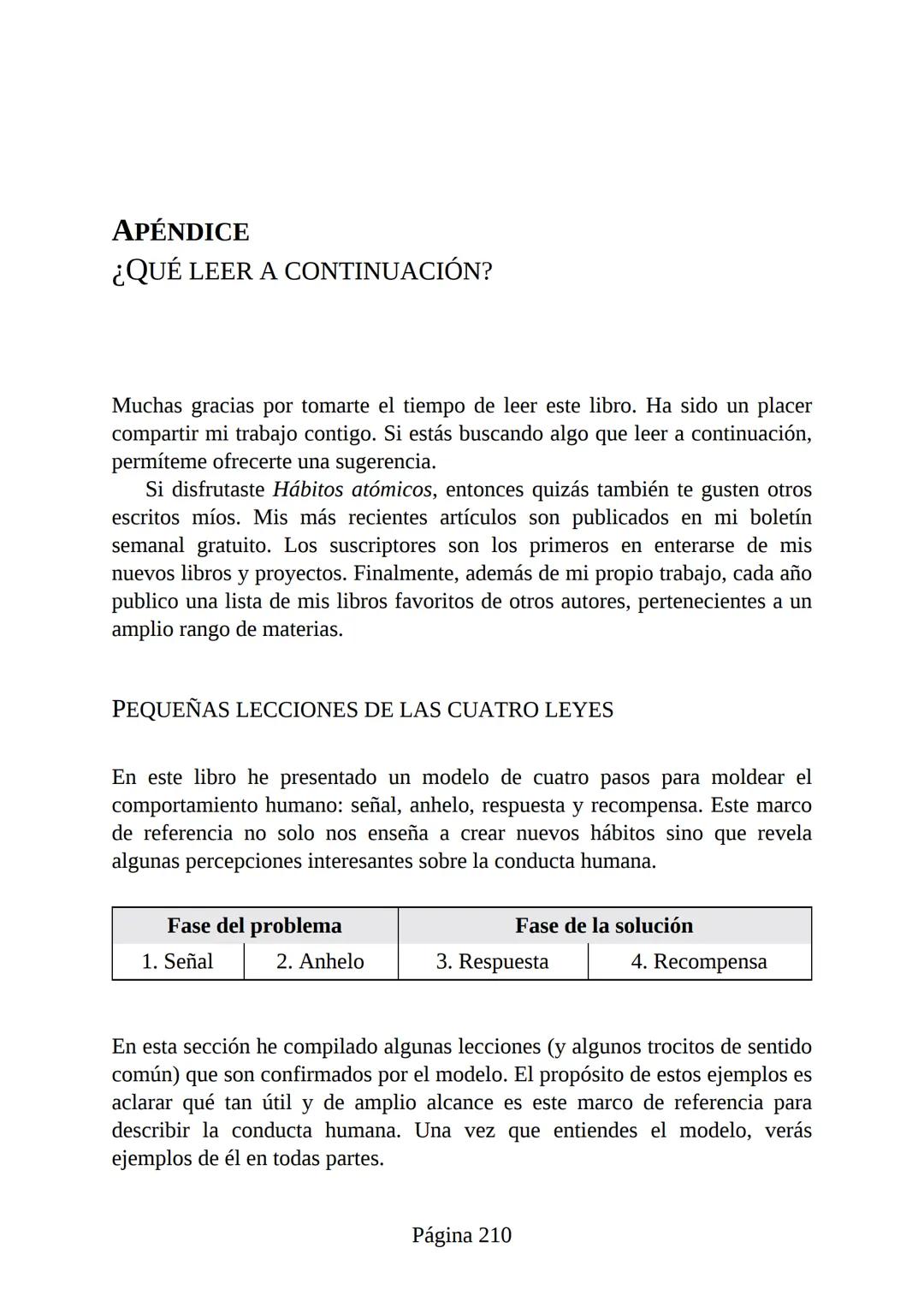 HÁBITOS
ATÓMICOS
UN MÉTODO SENCILLO Y COMPROBADO
PARA DESARROLLAR BUENOS HÁBITOS
Y ELIMINAR LOS MALOS
se
Lectulandia
JAMES CLEAR Hábitos ató
