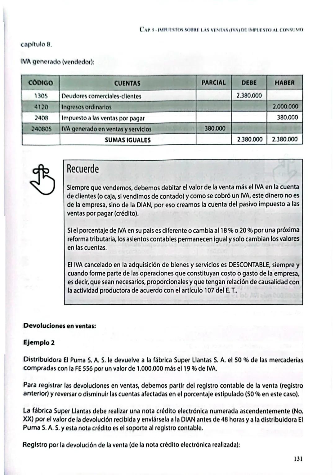 --- OCR Start ---
5
Impuestos sobre las ventas (IVA)
e impuesto al consumo
5.1. Fundamentos tributarios
Siempre la información financiera es