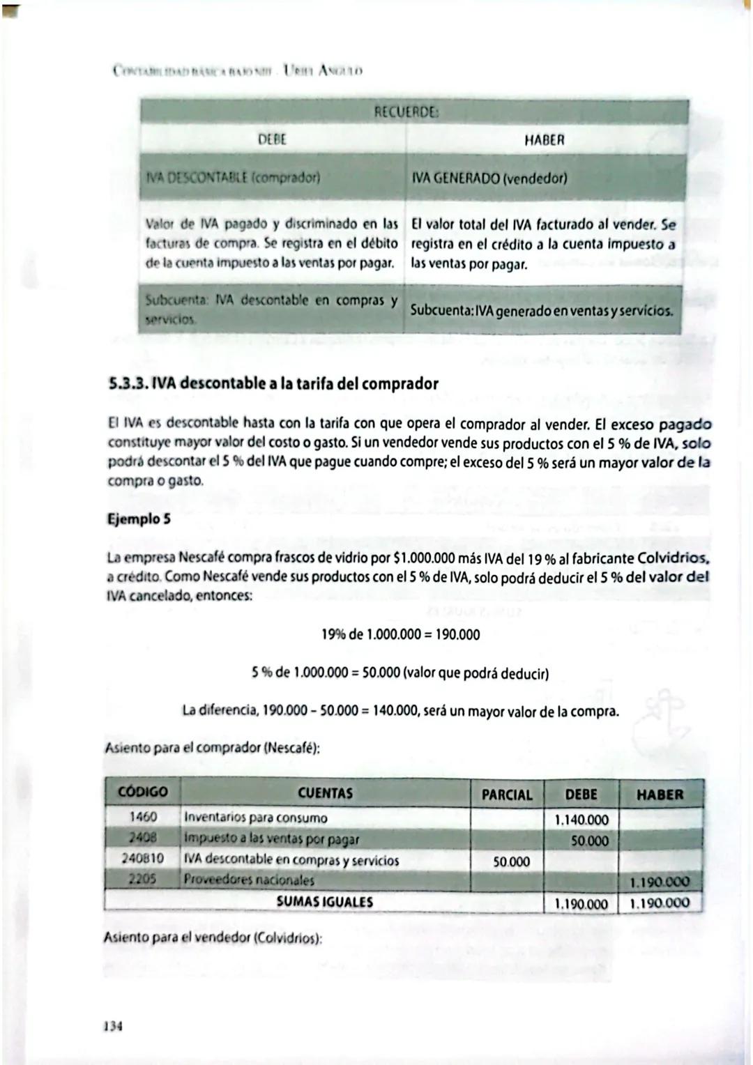 --- OCR Start ---
5
Impuestos sobre las ventas (IVA)
e impuesto al consumo
5.1. Fundamentos tributarios
Siempre la información financiera es