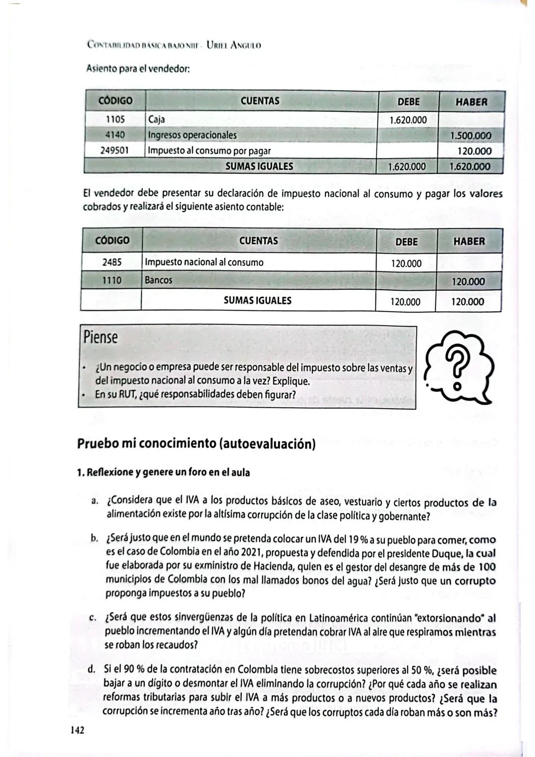 --- OCR Start ---
5
Impuestos sobre las ventas (IVA)
e impuesto al consumo
5.1. Fundamentos tributarios
Siempre la información financiera es