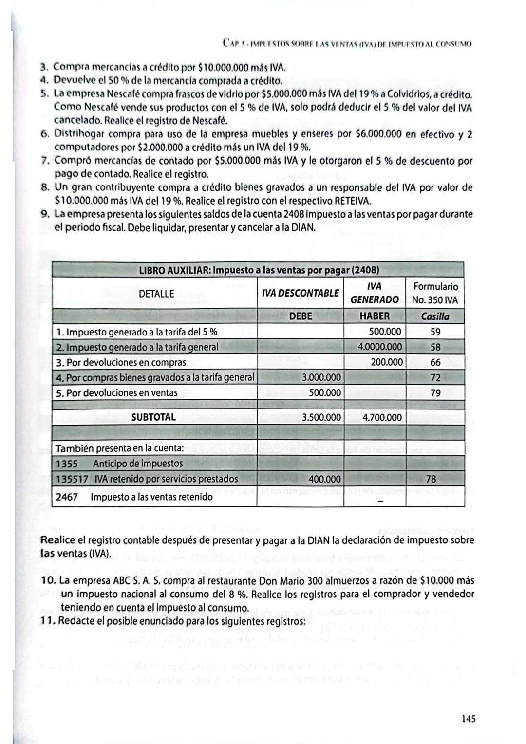 --- OCR Start ---
5
Impuestos sobre las ventas (IVA)
e impuesto al consumo
5.1. Fundamentos tributarios
Siempre la información financiera es