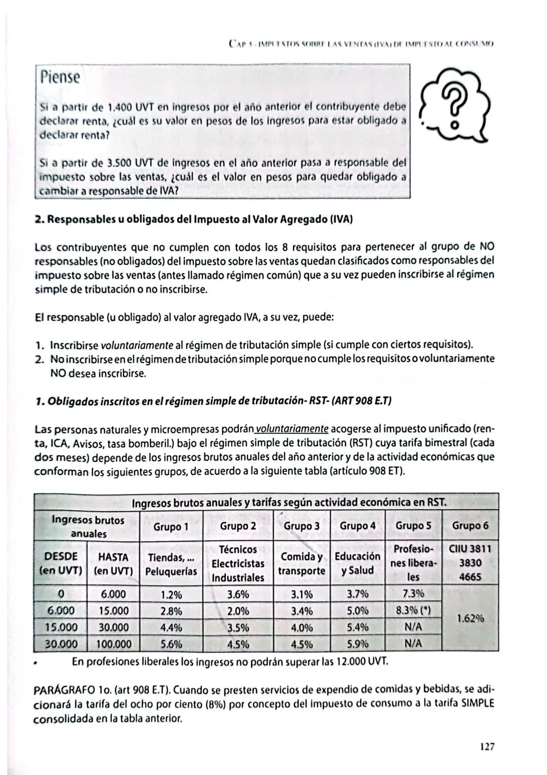 --- OCR Start ---
5
Impuestos sobre las ventas (IVA)
e impuesto al consumo
5.1. Fundamentos tributarios
Siempre la información financiera es