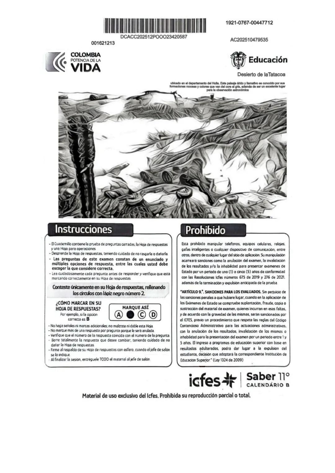 1921-0767-00447712
DCACC202512POOO23420587
AC202510479535
001621213
COLOMBIA
POTENCIA DE LA
VIDA
Educación
Desierto de la Tatacoa
ubicado en