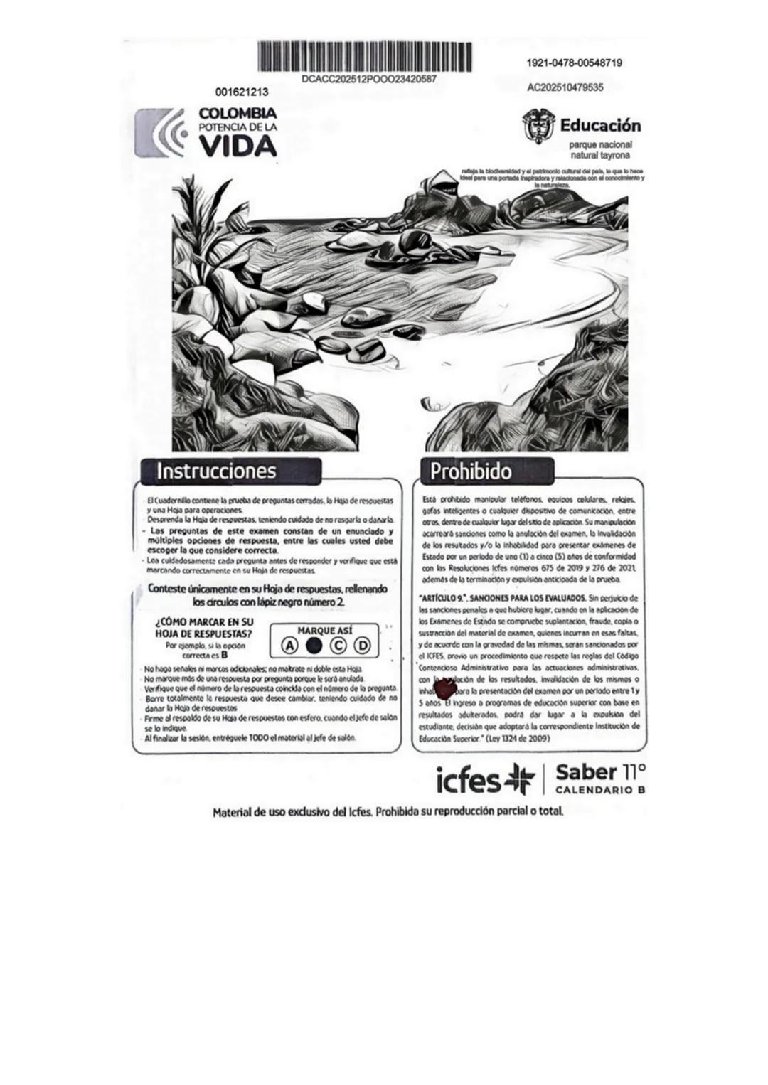 001621213
DCACC202512POOO23420587
1921-0478-00548719
AC202510479535
COLOMBIA
POTENCIA DE LA
VIDA
Educación
parque nacional
natural tayrona
I