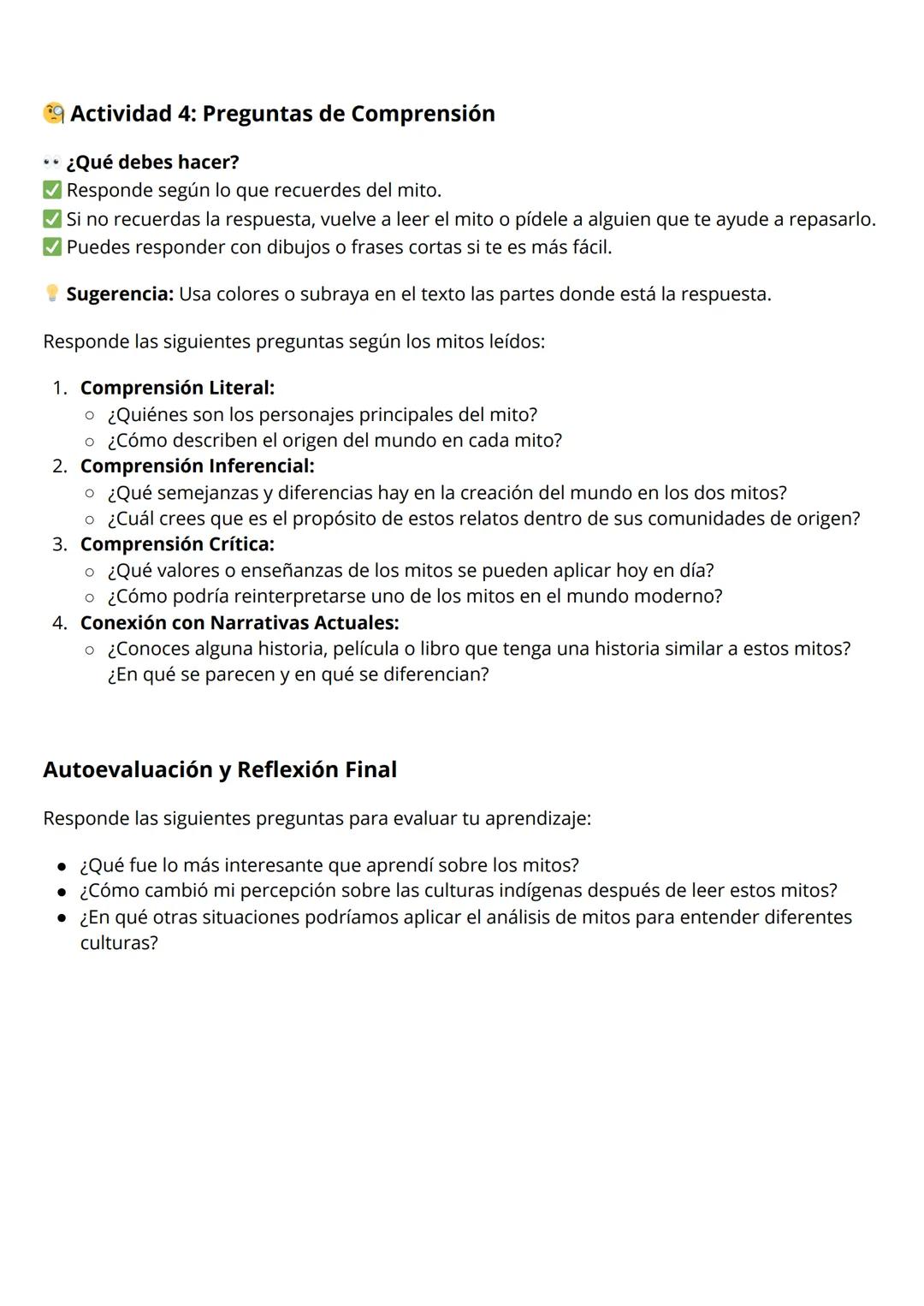 --- OCR Start ---
Instrucciones para desarrollar la guía
+ Antes de comenzar
◆ Busca un lugar tranquilo para trabajar. Si necesitas ayuda, p