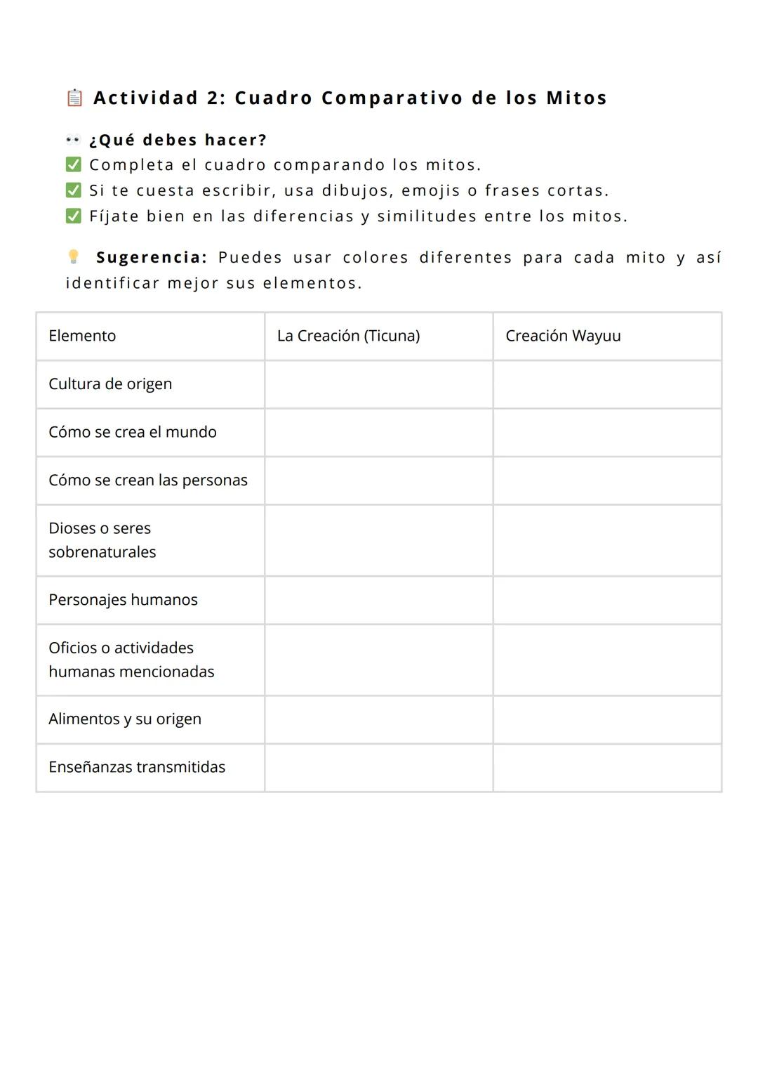 --- OCR Start ---
Instrucciones para desarrollar la guía
+ Antes de comenzar
◆ Busca un lugar tranquilo para trabajar. Si necesitas ayuda, p