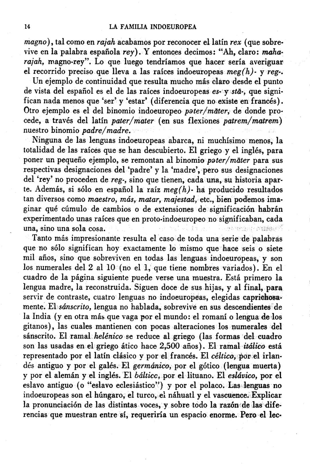 # ANTONIO ALATORRE
# LOS 1,001 AÑOS
# DE LA LENGUA ESPAÑOLA
TEZONTLE # I
LA FAMILIA INDOEUROPEA
Conozco a un caballero llamado G