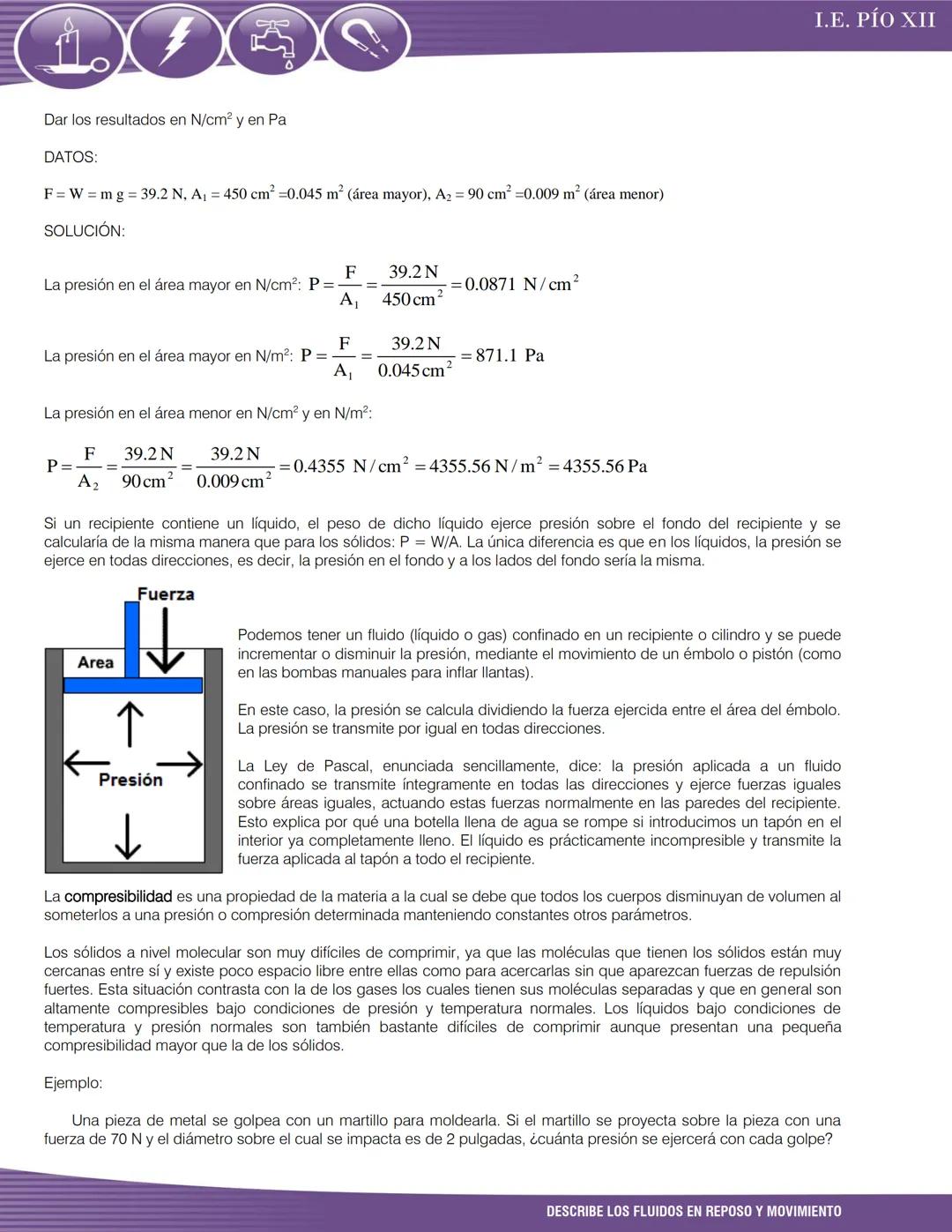 # INSTITUCION EDUCATIVA
PIO XII
Ciencias Naturales
Cientia Droareso
MOCOA-PUTUMAYO
Hidráulica.
► Mecánica de Fluidos
Aquel que lo intentó