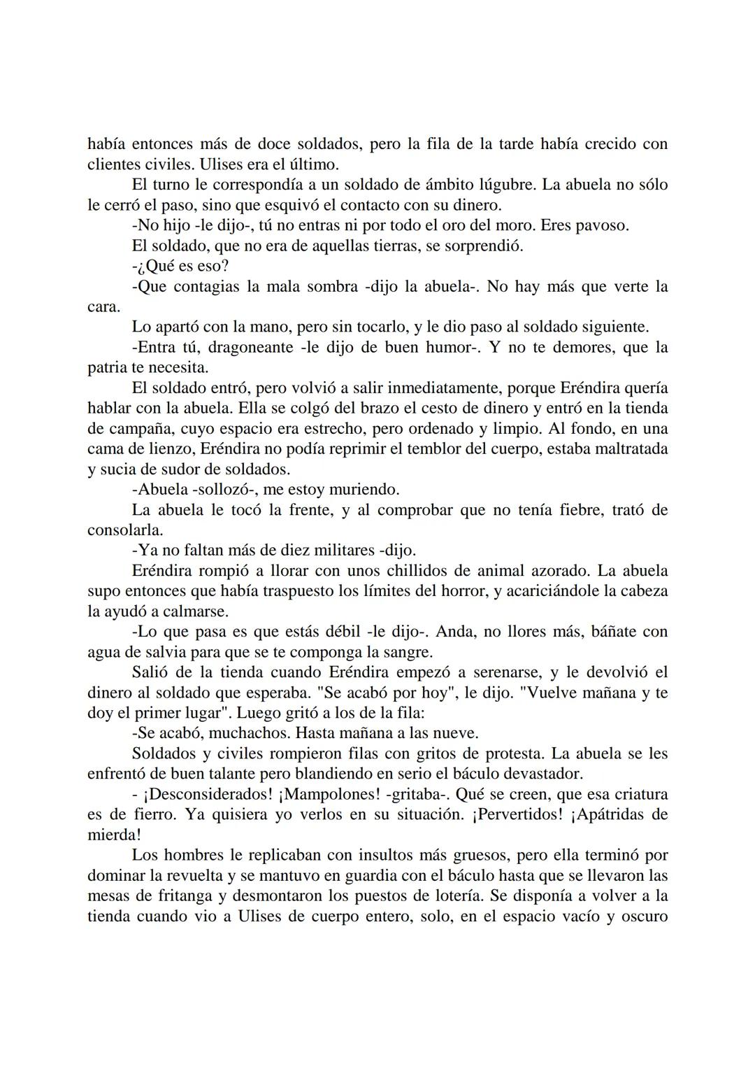 # La Increíble y Triste Historia de la Cándida
# Eréndira y su Abuela Desalmada
Gabriel García Márquez
Eréndira estaba bañando a la abuela