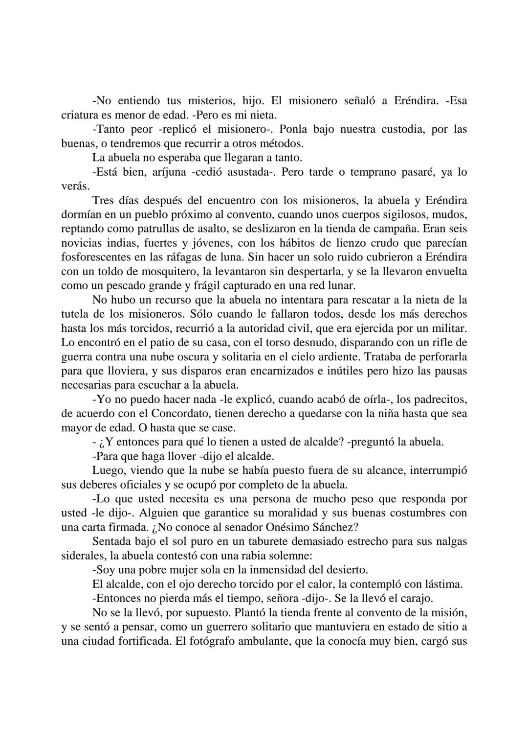 # La Increíble y Triste Historia de la Cándida
# Eréndira y su Abuela Desalmada
Gabriel García Márquez
Eréndira estaba bañando a la abuela