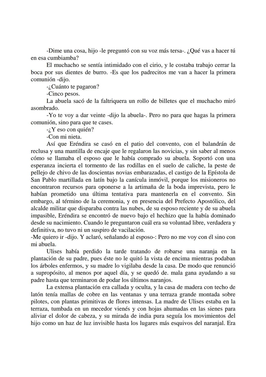 # La Increíble y Triste Historia de la Cándida
# Eréndira y su Abuela Desalmada
Gabriel García Márquez
Eréndira estaba bañando a la abuela