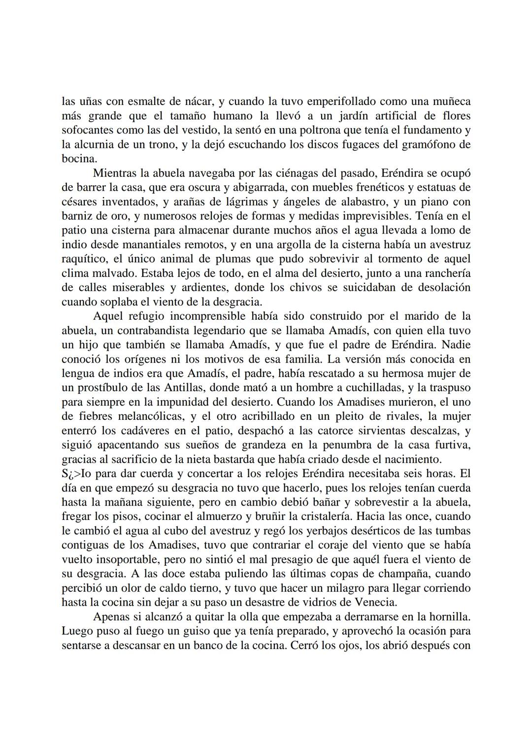 # La Increíble y Triste Historia de la Cándida
# Eréndira y su Abuela Desalmada
Gabriel García Márquez
Eréndira estaba bañando a la abuela