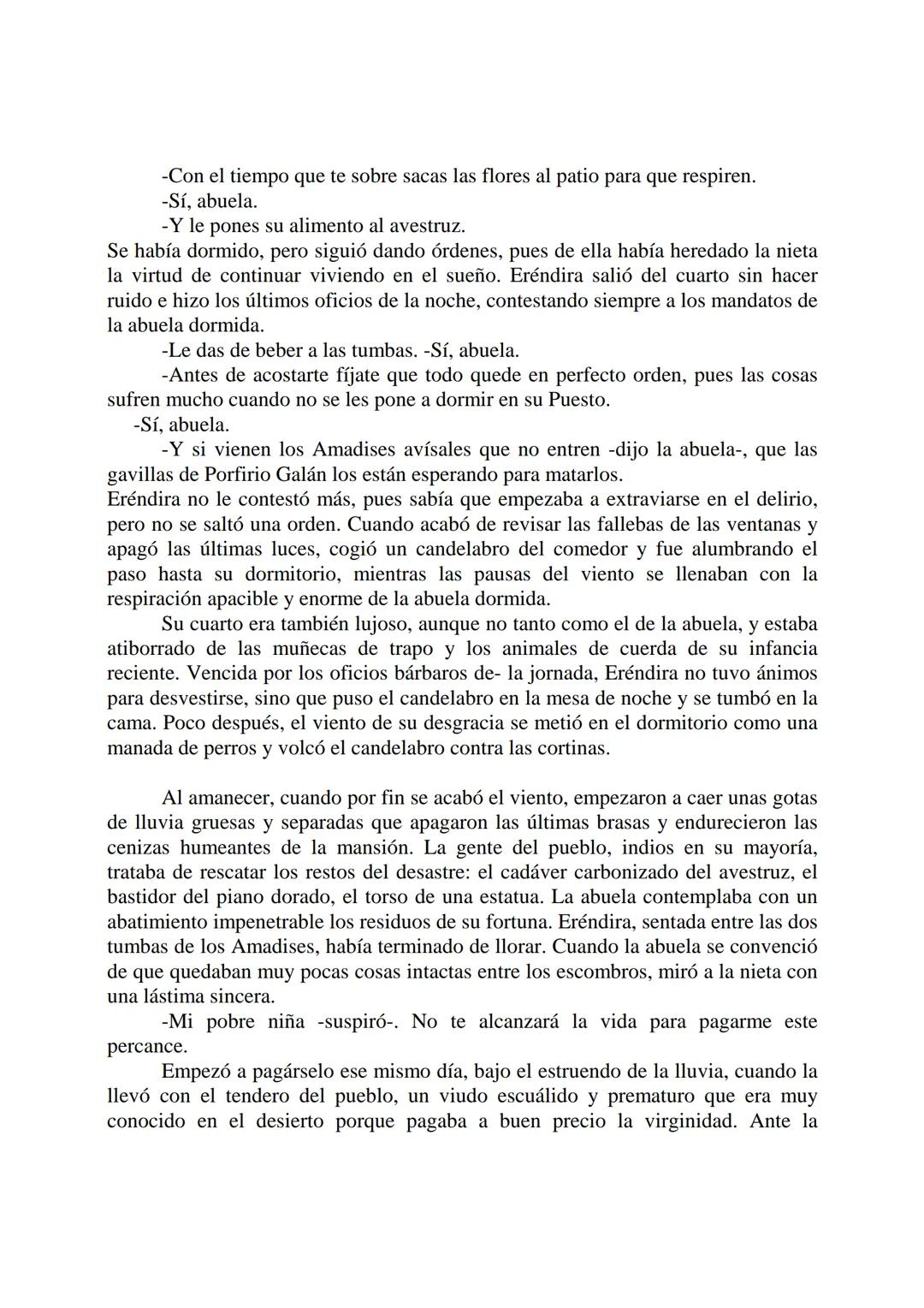 # La Increíble y Triste Historia de la Cándida
# Eréndira y su Abuela Desalmada
Gabriel García Márquez
Eréndira estaba bañando a la abuela