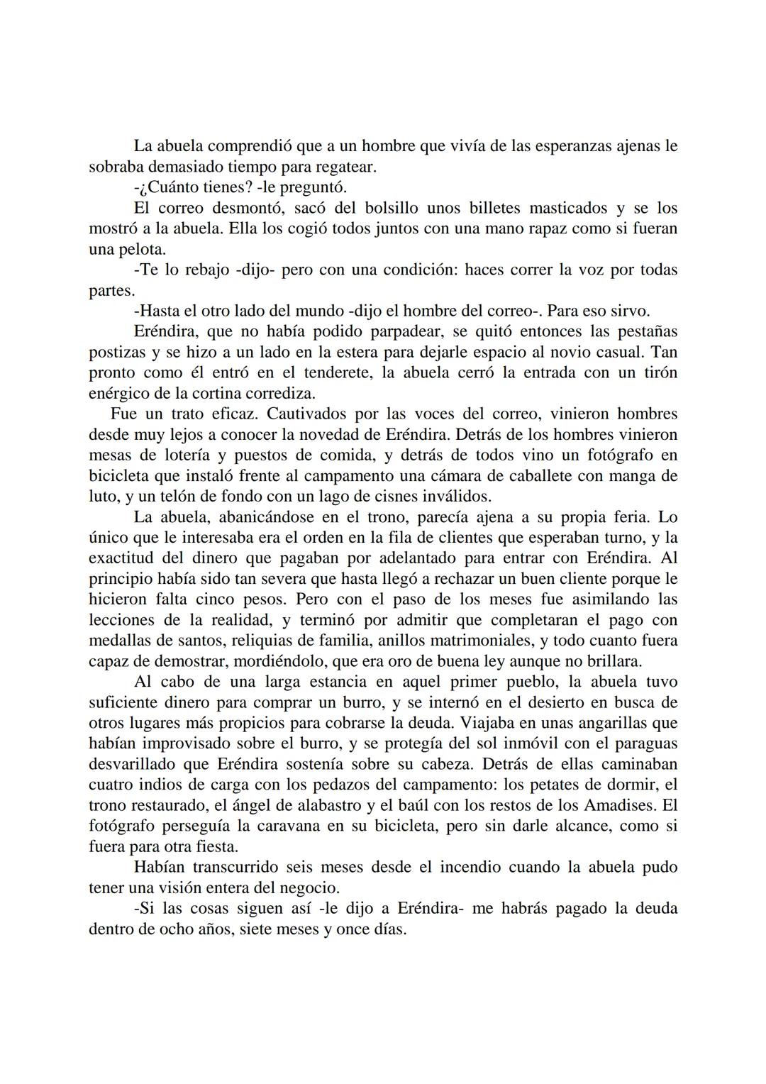 # La Increíble y Triste Historia de la Cándida
# Eréndira y su Abuela Desalmada
Gabriel García Márquez
Eréndira estaba bañando a la abuela