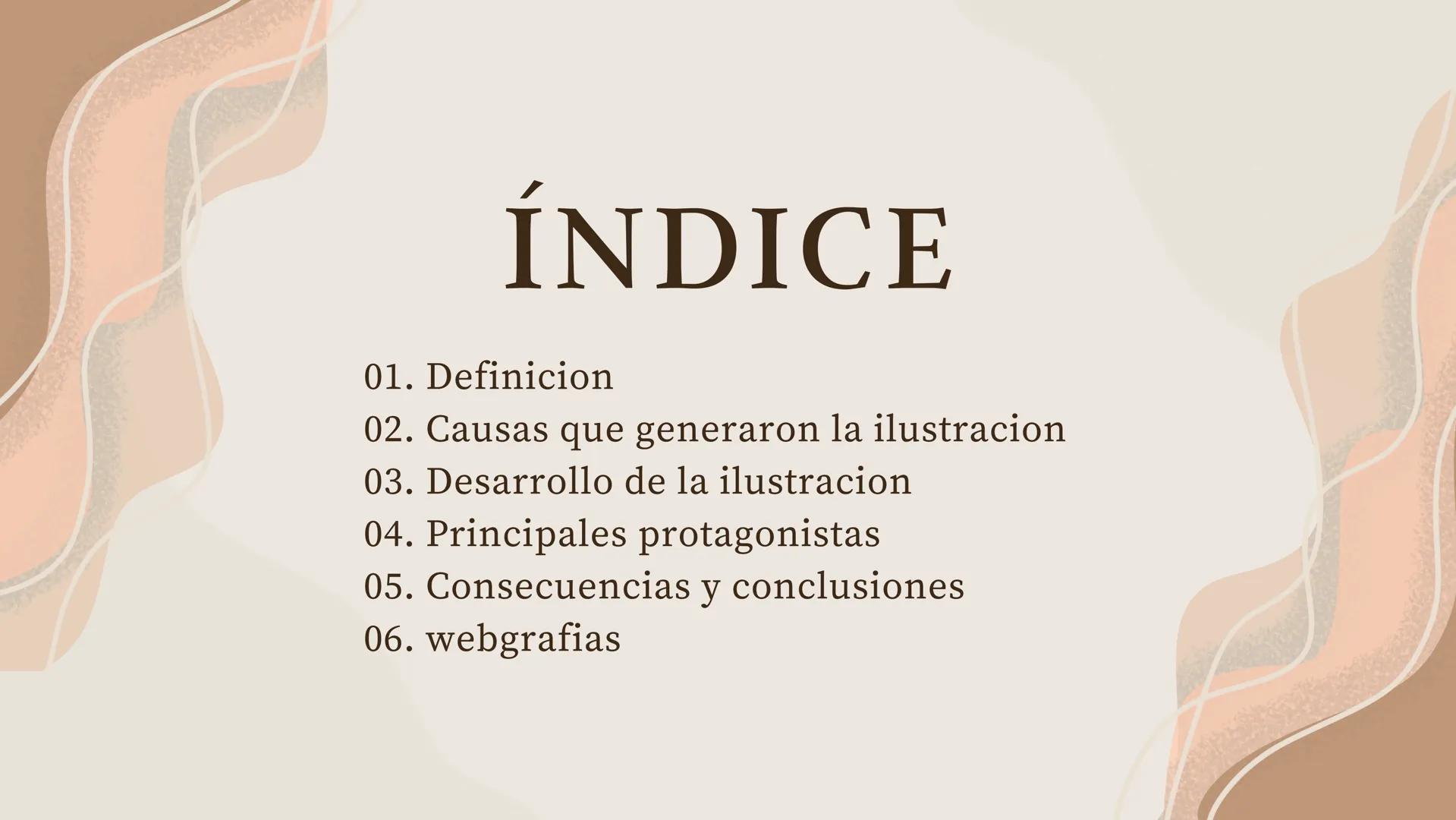 Fecha:
febrero 2025
Presentación
LA ILUSTRACIÓN
Historia
Realizado por:
Luisa Erazo
Luisa Campo
Juan Cuartas
Hamilton Lucumi # ÍNDICE
01