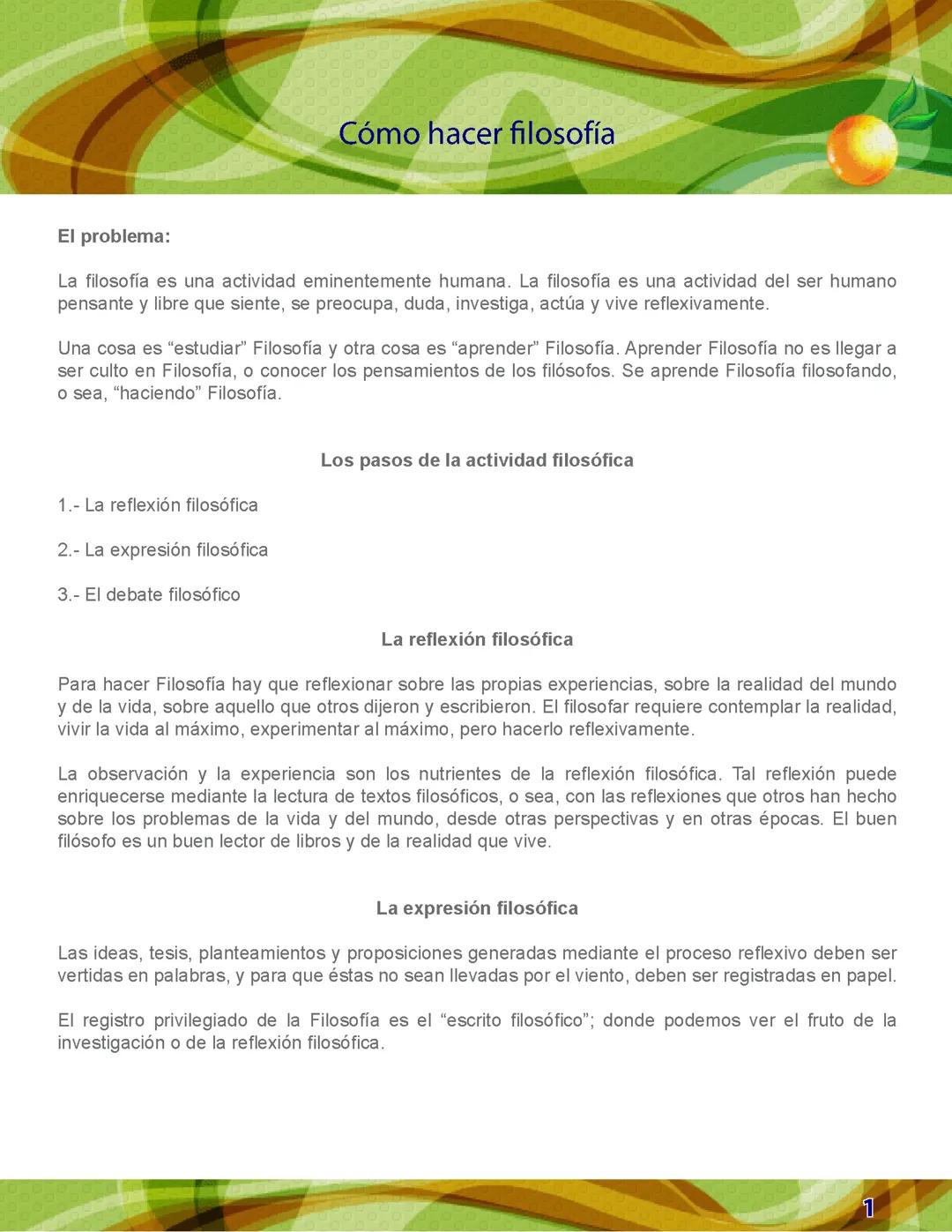 Ensayo de la filosofía