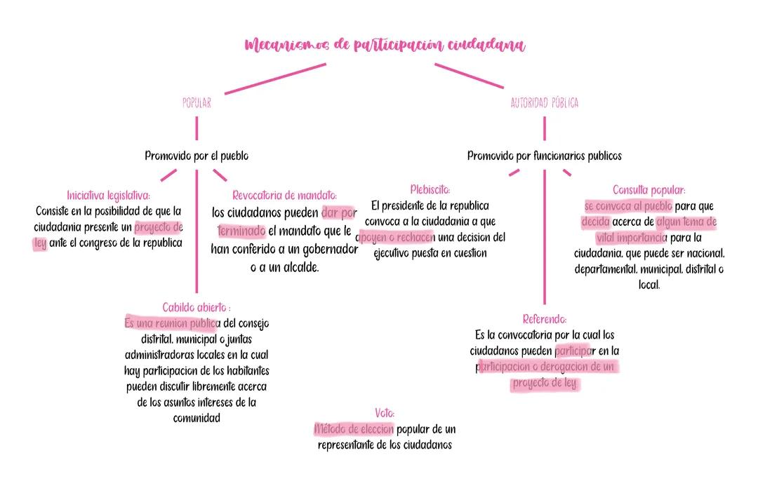 Mecanismos de participación