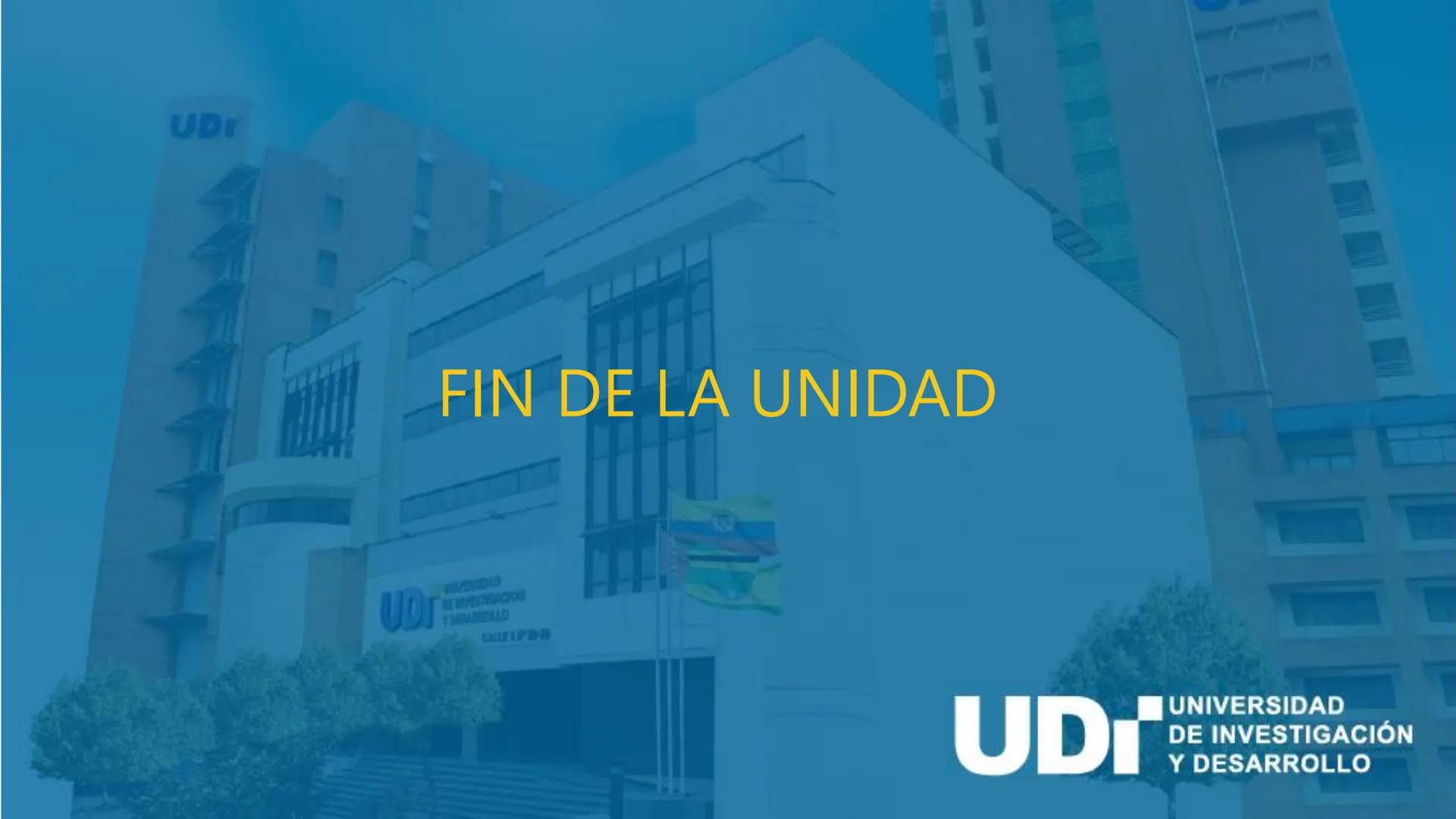 UDI
UDI
UNIVERSIDAD
DE INVESTIGACIÓN
Y DESARROLLO
UNIVERSIDAD
DE INVESTIGACIÓN
Y DESARROLLO
CALLE 18° 20-06 # OBSERVACIONES
| Información I