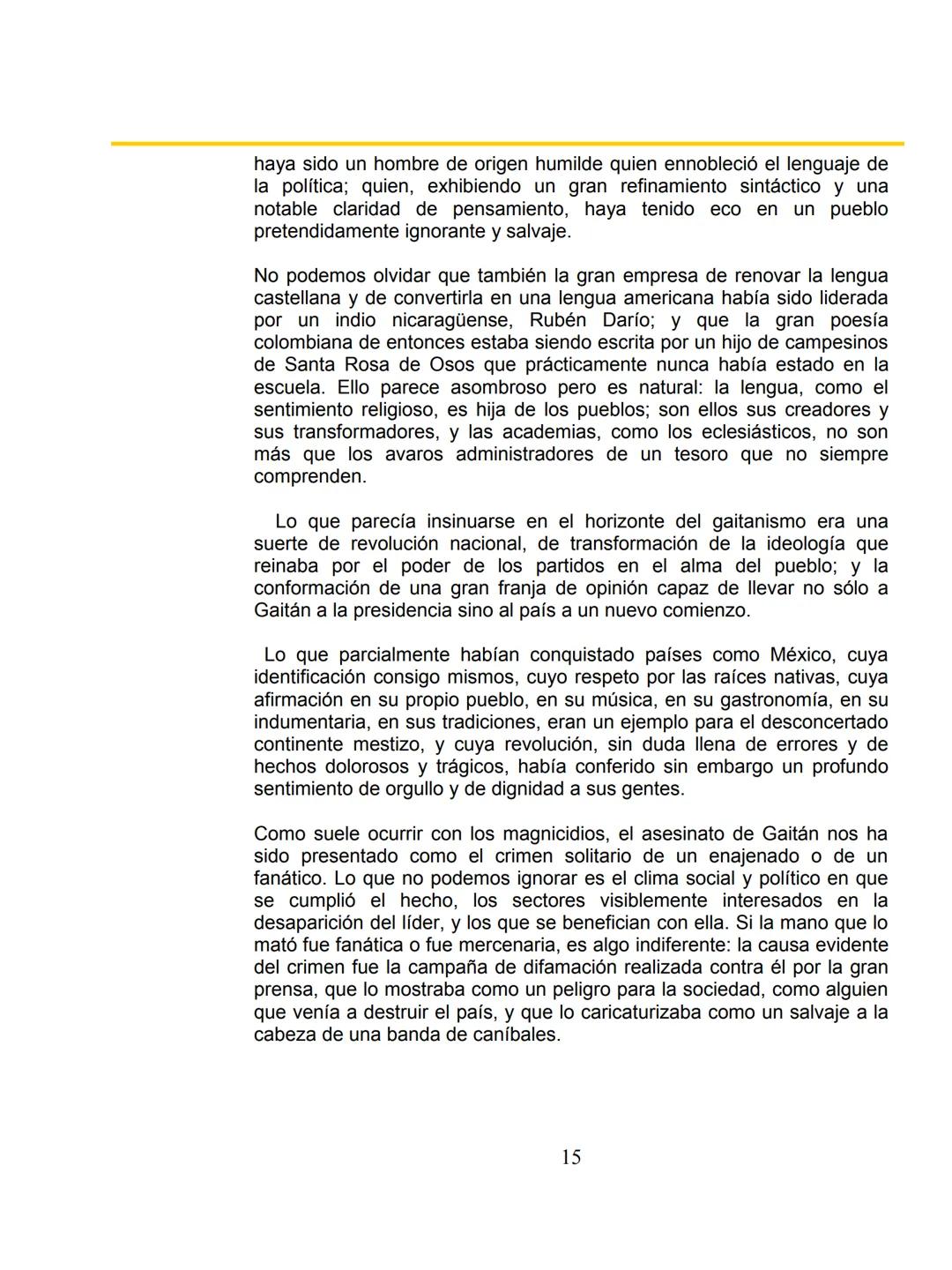 # COLOMBΙΑ:
EL
PROYECTO
NACIONAL Y
LA FRANJA AMARILLA
Por William Ospina
1 # William Ospina
William Ospina (Padua, Tolima, 1954), poeta,