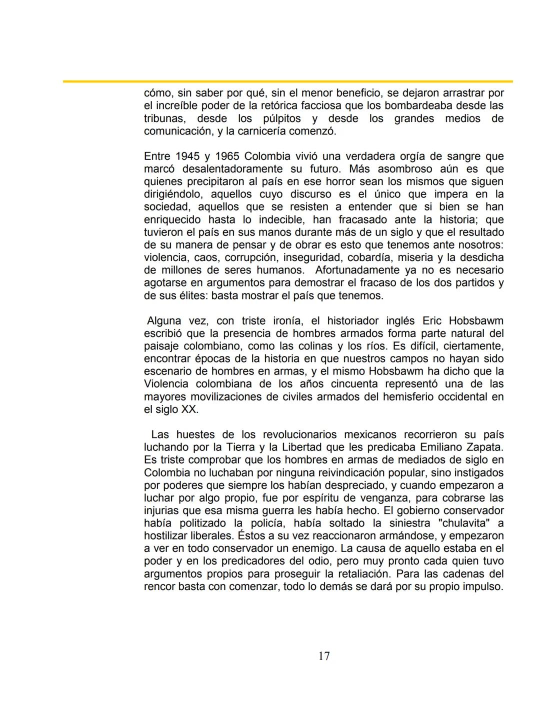 # COLOMBΙΑ:
EL
PROYECTO
NACIONAL Y
LA FRANJA AMARILLA
Por William Ospina
1 # William Ospina
William Ospina (Padua, Tolima, 1954), poeta,