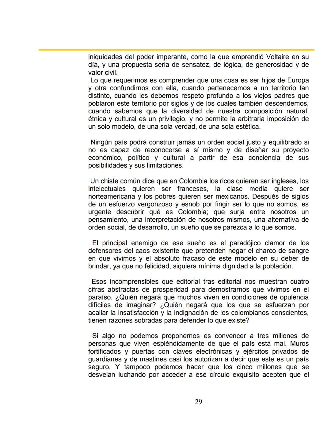 # COLOMBΙΑ:
EL
PROYECTO
NACIONAL Y
LA FRANJA AMARILLA
Por William Ospina
1 # William Ospina
William Ospina (Padua, Tolima, 1954), poeta,