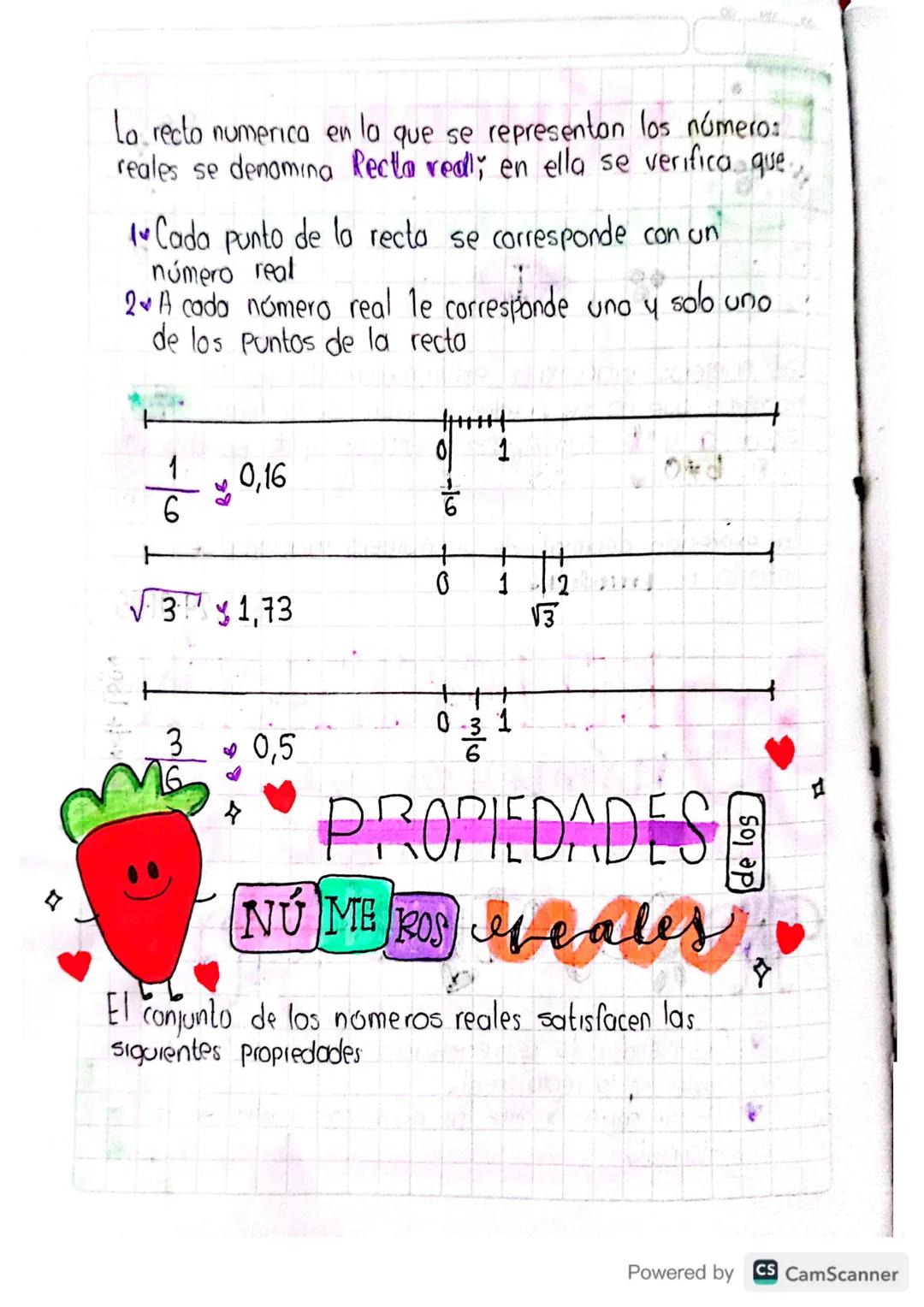 --- OCR Start ---
NÚMEROS
・R・E・A・L・E・S
Objetivo
1. Reconocer los números reales.
2. Comprender y aplicar las propiedades
de los números real