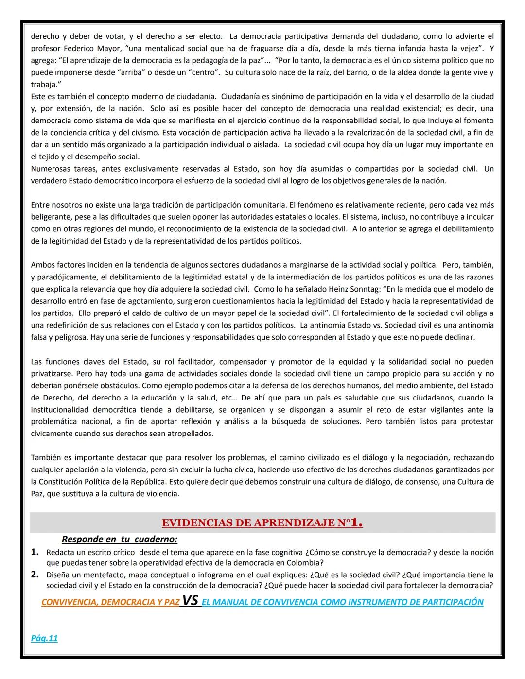 COROZAL
PERCY VERGA
INSTITUCIÓN EDUCATIVA LICEO
CARMELO PERCY VERGARA
JORNADA: MATINAL
GUÍA DIDÁCTICA N° 1
COROZAL
PERCY VERGAR
NÚCLEO TEMÁT