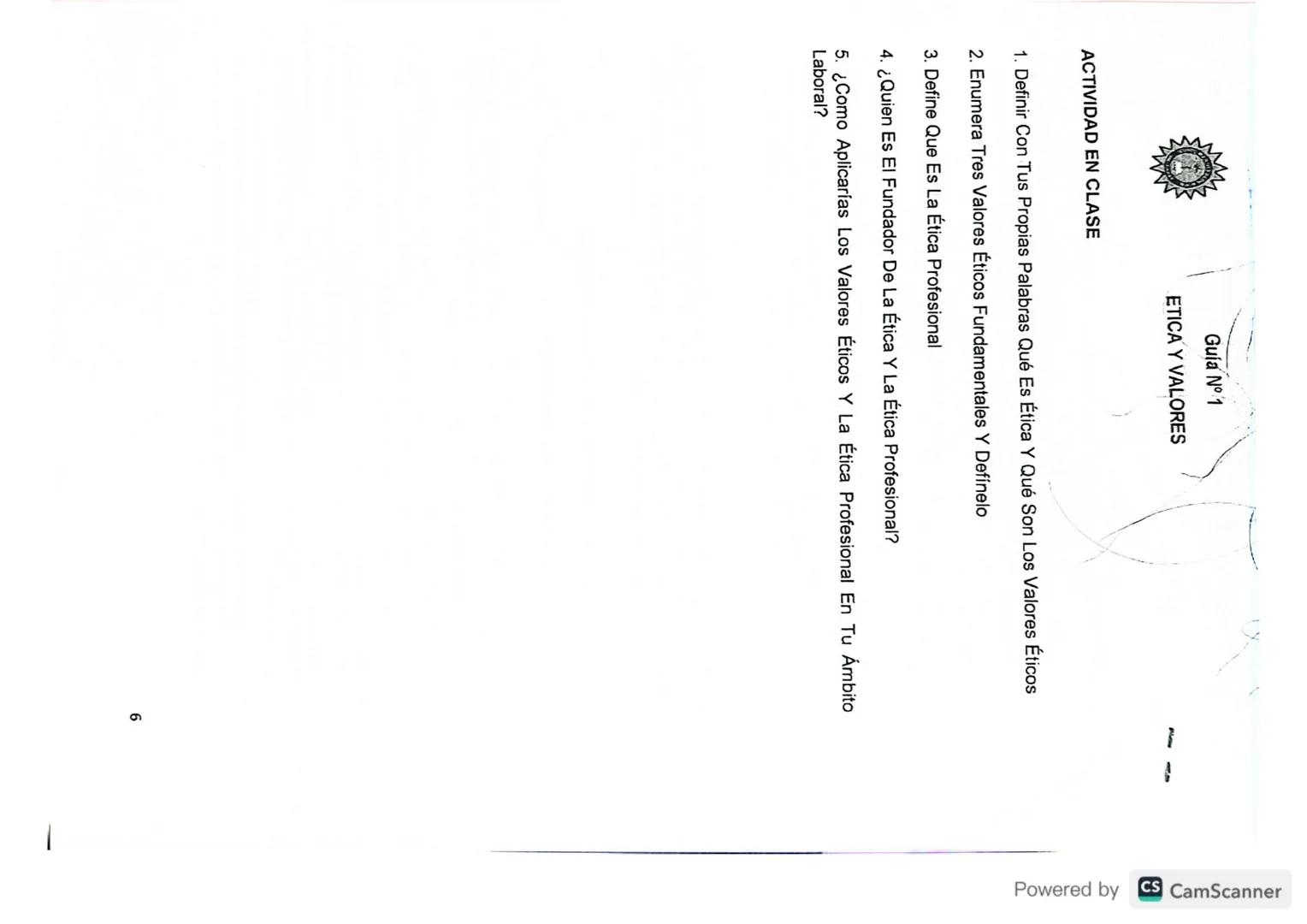 Guía Nº 1
ETICA Y VALORES
GUIA: Ética y Valores
Fecha: 01 de Marzo 2025
Tema: ETICA Y VALORES: CONCEPTO, FUNDADORES, VALORES ETICOS
FUND