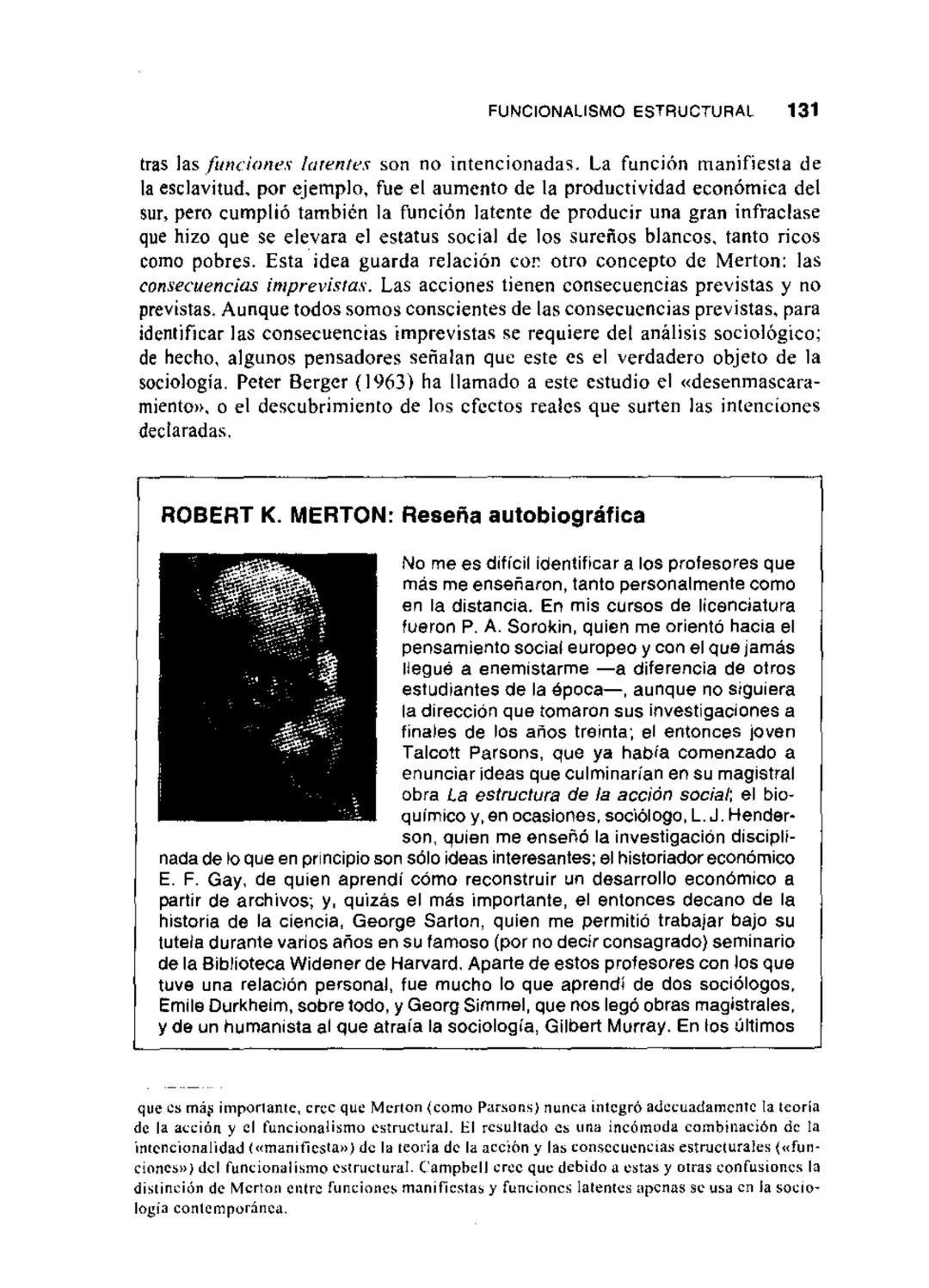 # 3
CAPITULO
# EL FUNCIONALISMO
## ESTRUCTURAL Y LA ALTERNATIVA
### DE LA TEORIA DEL CONFLICTO
CONSENSO Y CONFLICTO
FUNCIONALISMO ESTRUCT