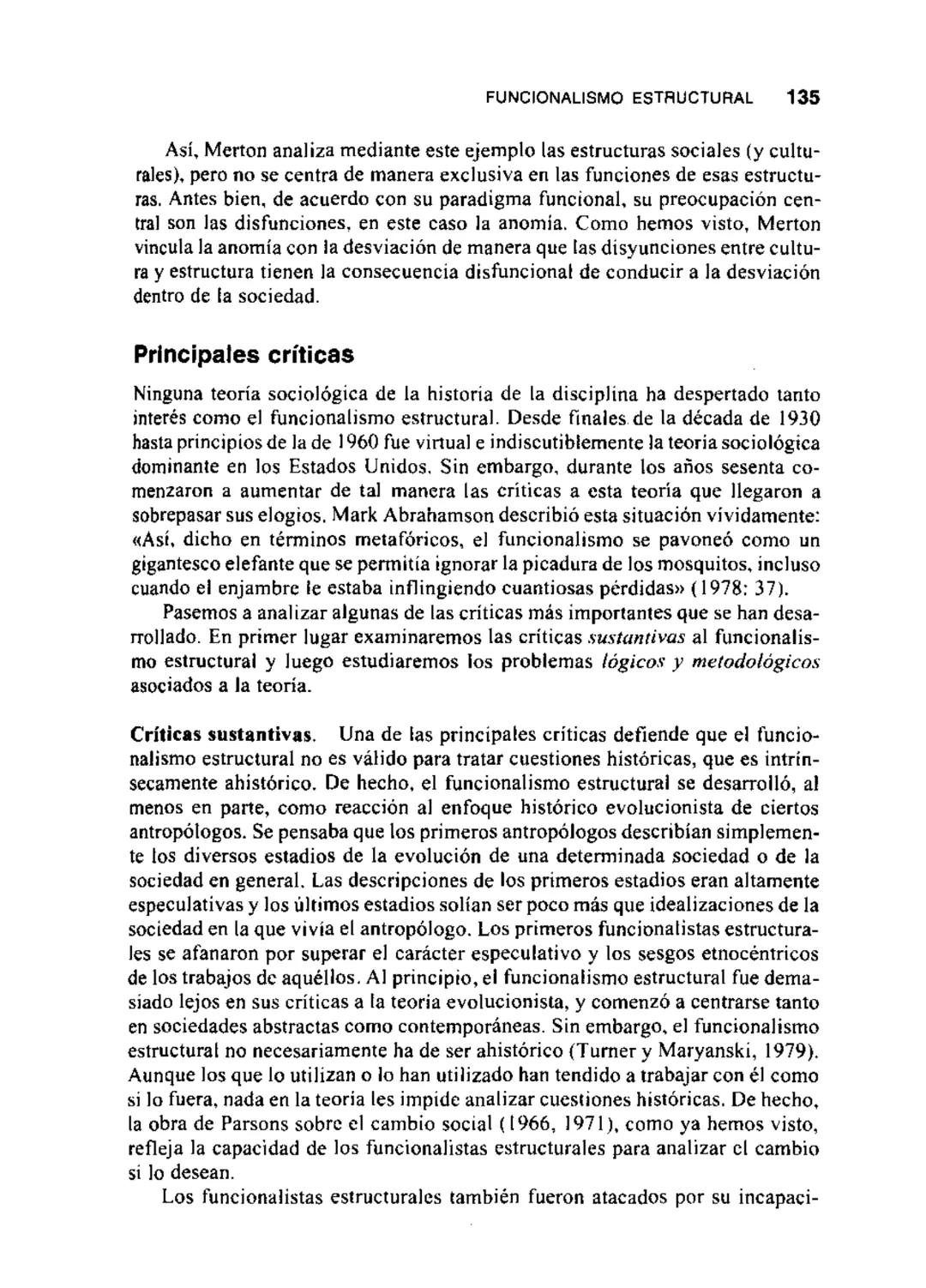 # 3
CAPITULO
# EL FUNCIONALISMO
## ESTRUCTURAL Y LA ALTERNATIVA
### DE LA TEORIA DEL CONFLICTO
CONSENSO Y CONFLICTO
FUNCIONALISMO ESTRUCT