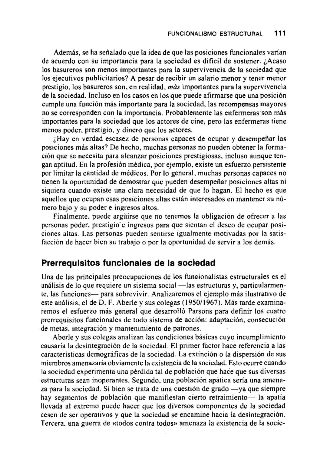 # 3
CAPITULO
# EL FUNCIONALISMO
## ESTRUCTURAL Y LA ALTERNATIVA
### DE LA TEORIA DEL CONFLICTO
CONSENSO Y CONFLICTO
FUNCIONALISMO ESTRUCT