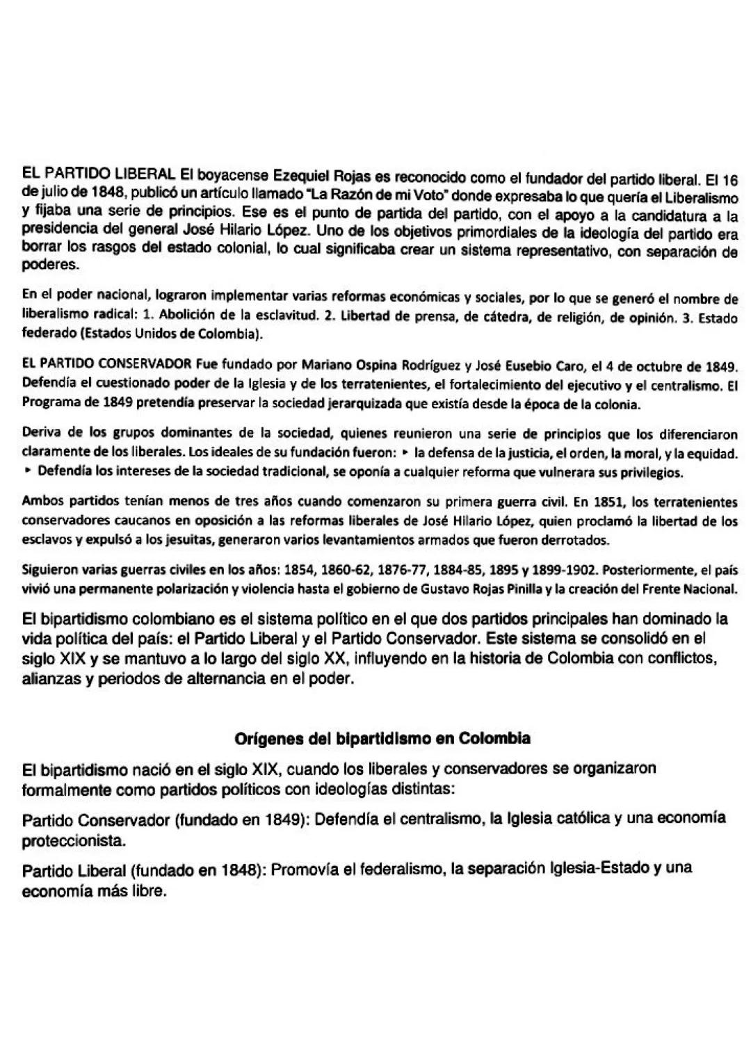 # EL PARTIDO LIBERAL El boyacense Ezequiel Rojas es reconocido como el fundador del partido liberal. El 16
de julio de 1848, publicó un artí