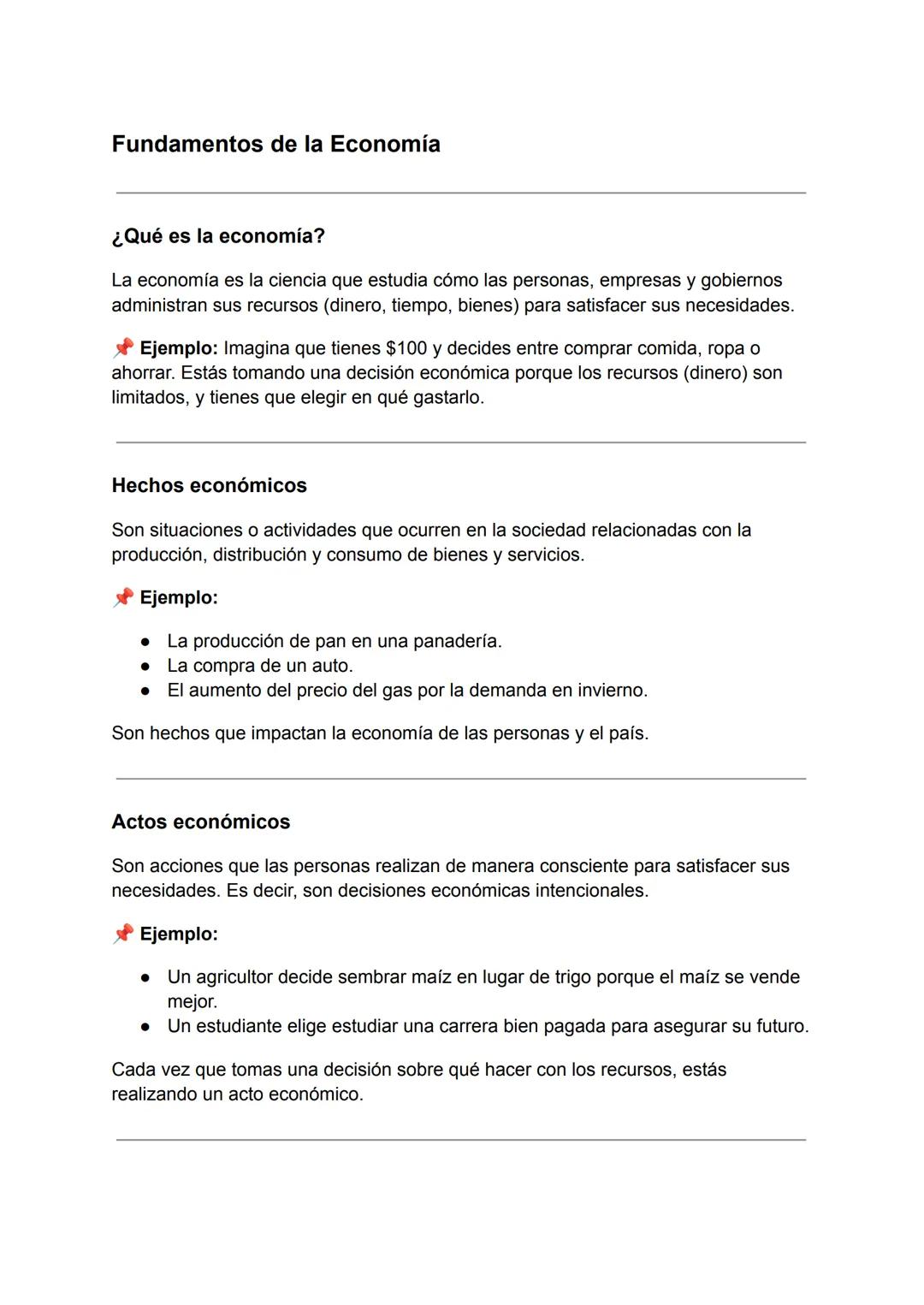 # Fundamentos de la Economía
¿Qué es la economía?
La economía es la ciencia que estudia cómo las personas, empresas y gobiernos
administra