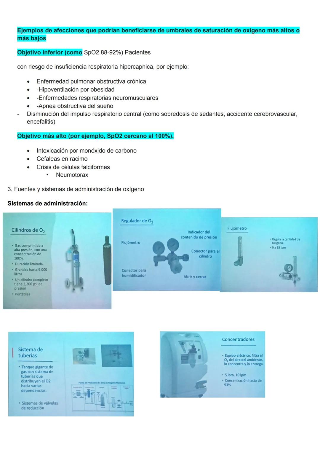 --- OCR Start ---
HIPOXIA: Es la ausencia de oxígeno suficiente en los tejidos como para mantener las funciones corporales.
HIPOXEMIA: Es un