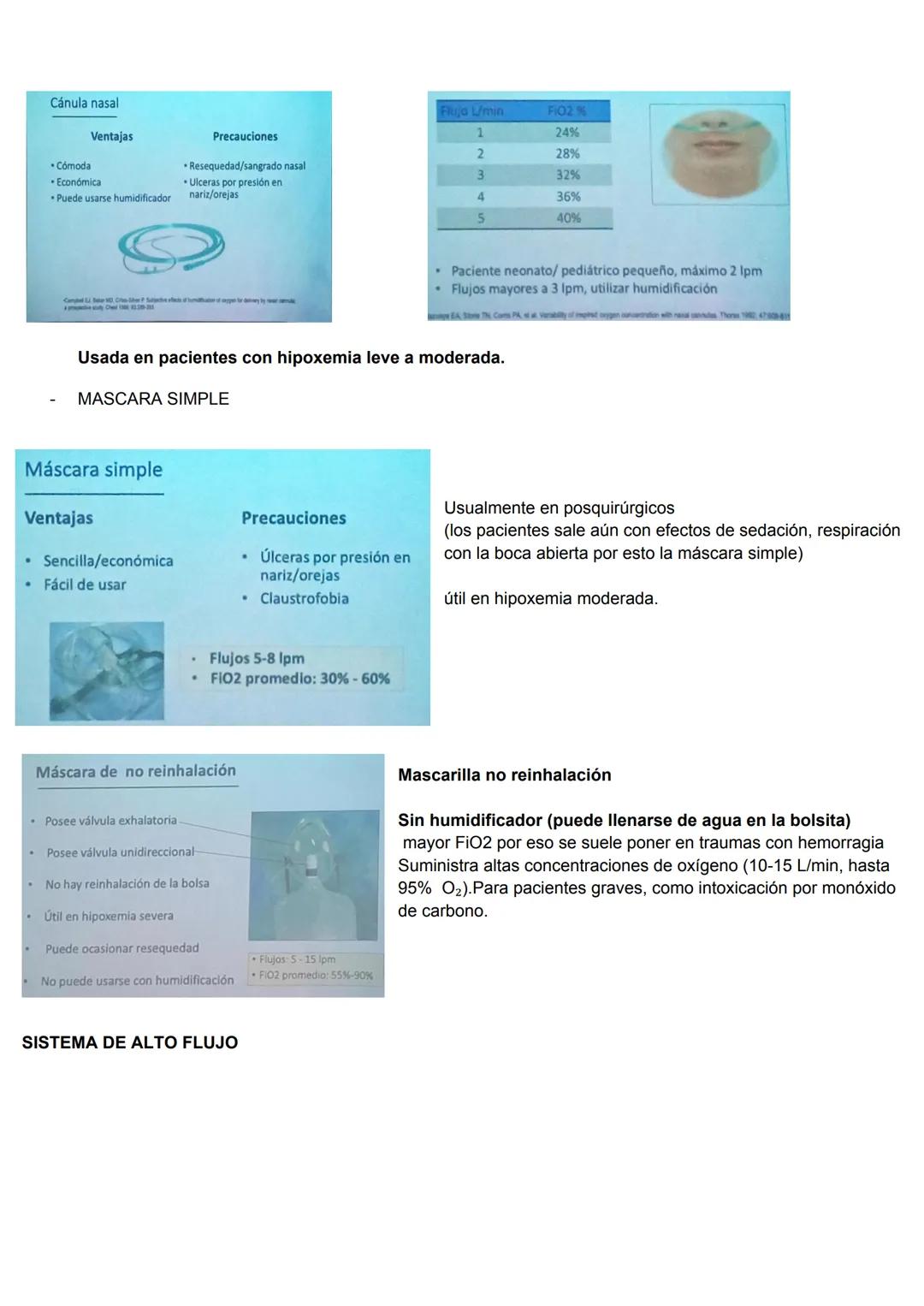 --- OCR Start ---
HIPOXIA: Es la ausencia de oxígeno suficiente en los tejidos como para mantener las funciones corporales.
HIPOXEMIA: Es un