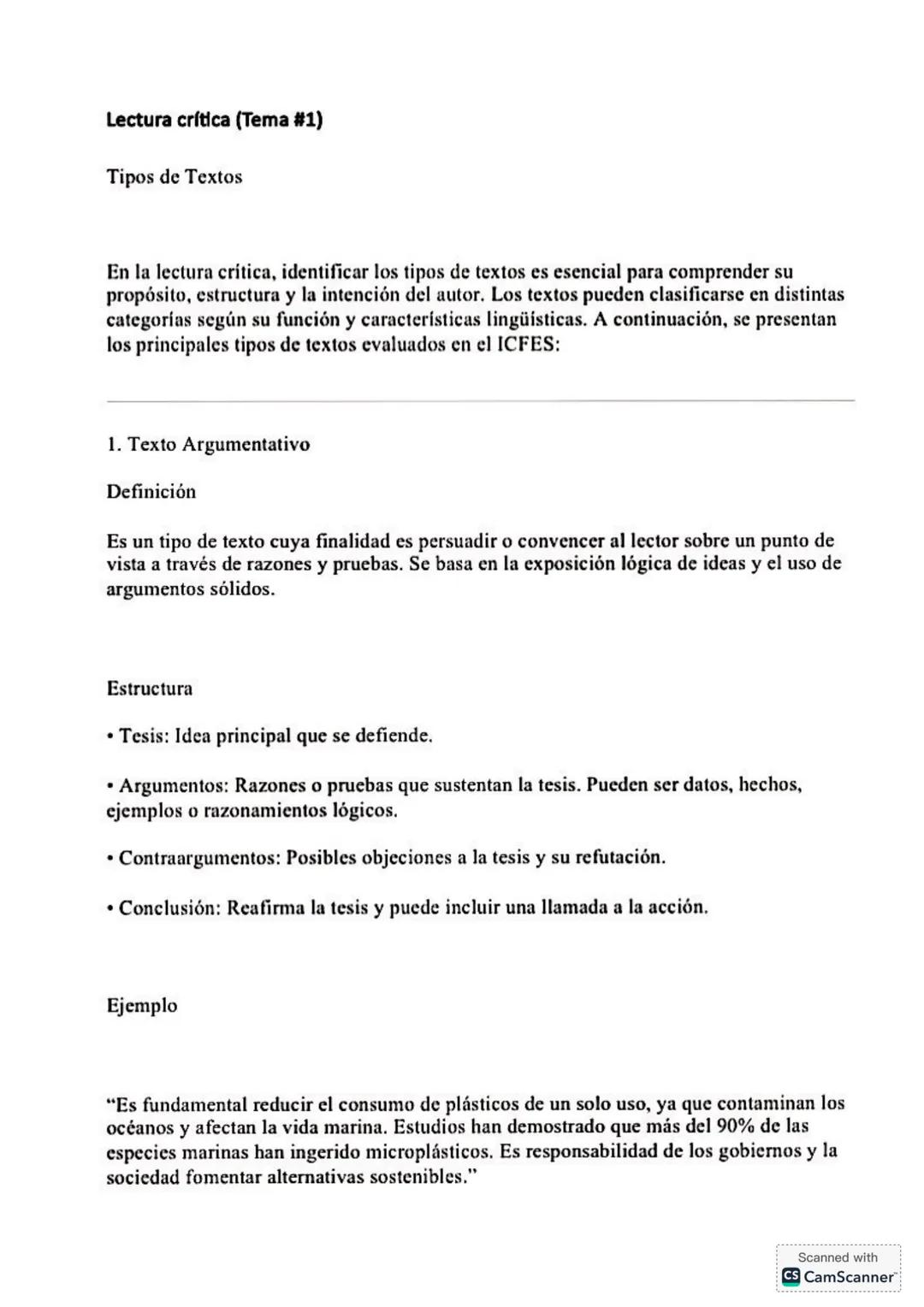 # Lectura crítica (Tema #1)
Tipos de Textos
En la lectura critica, identificar los tipos de textos es esencial para comprender su
propósit