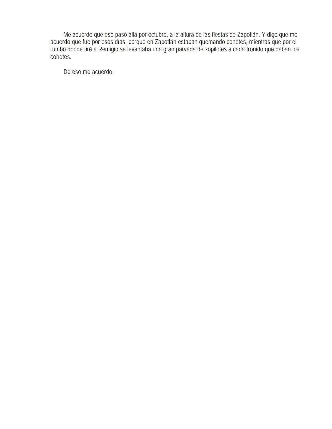 EL LLANO EN LLAMAS
Juan Rulfo --- OCR Start ---
Vuelvo hacia todos lados y miro el Llano. Tanta y tamaña tierra para nada. Se le resbalan a